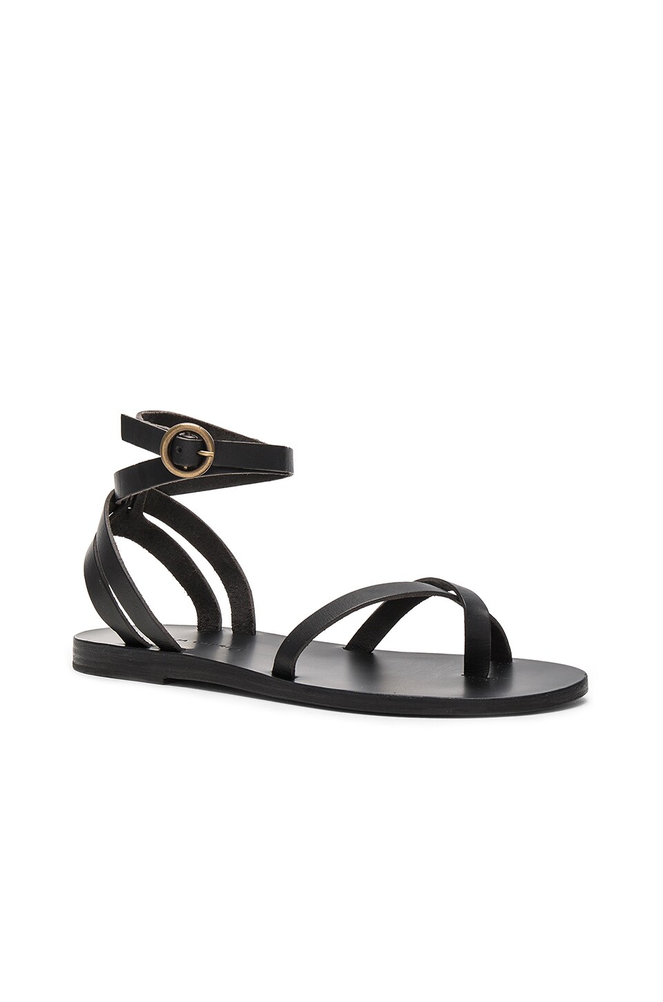 VALIA GABRIEL Malabar Sandal in Black | ModeSens