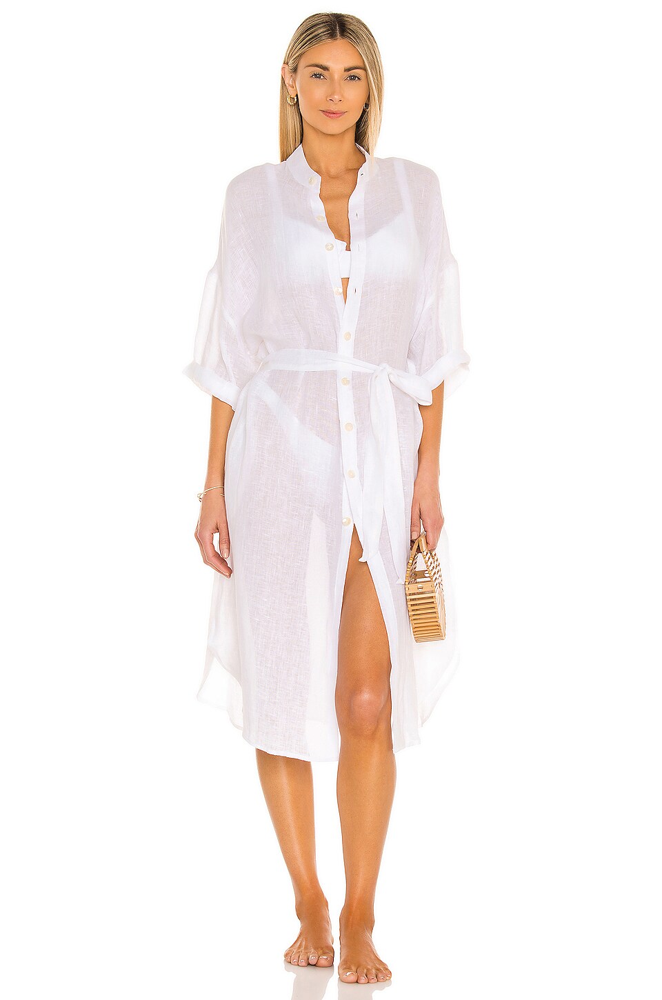 vitamin A Playa Dress in White
