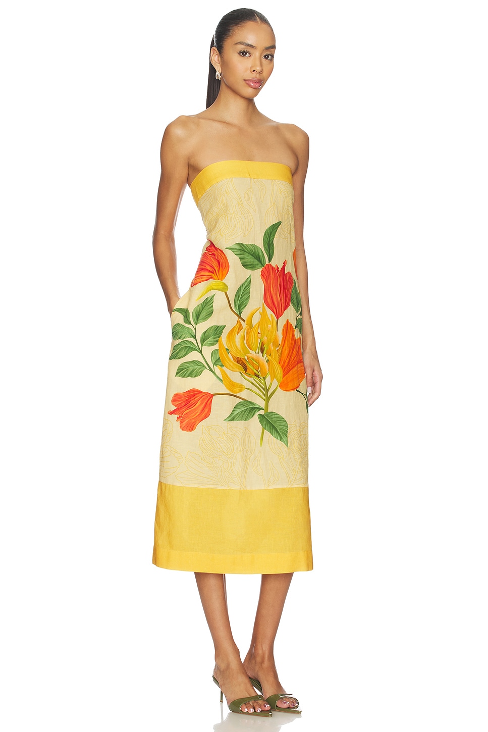 Verandah Strapless Shift Dress thumbnail