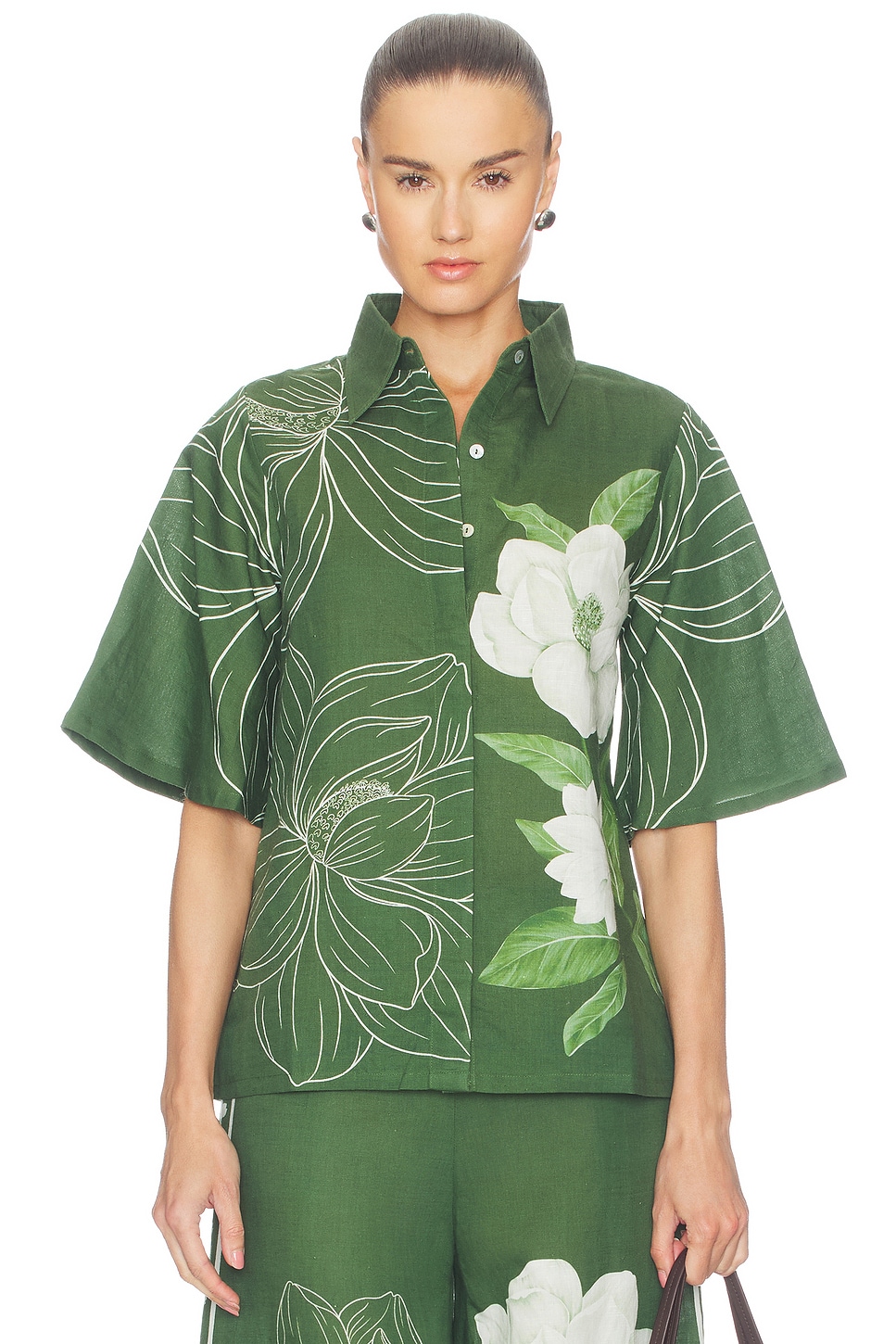 Floral Bell Sleeve Shirt - thumbnail 2