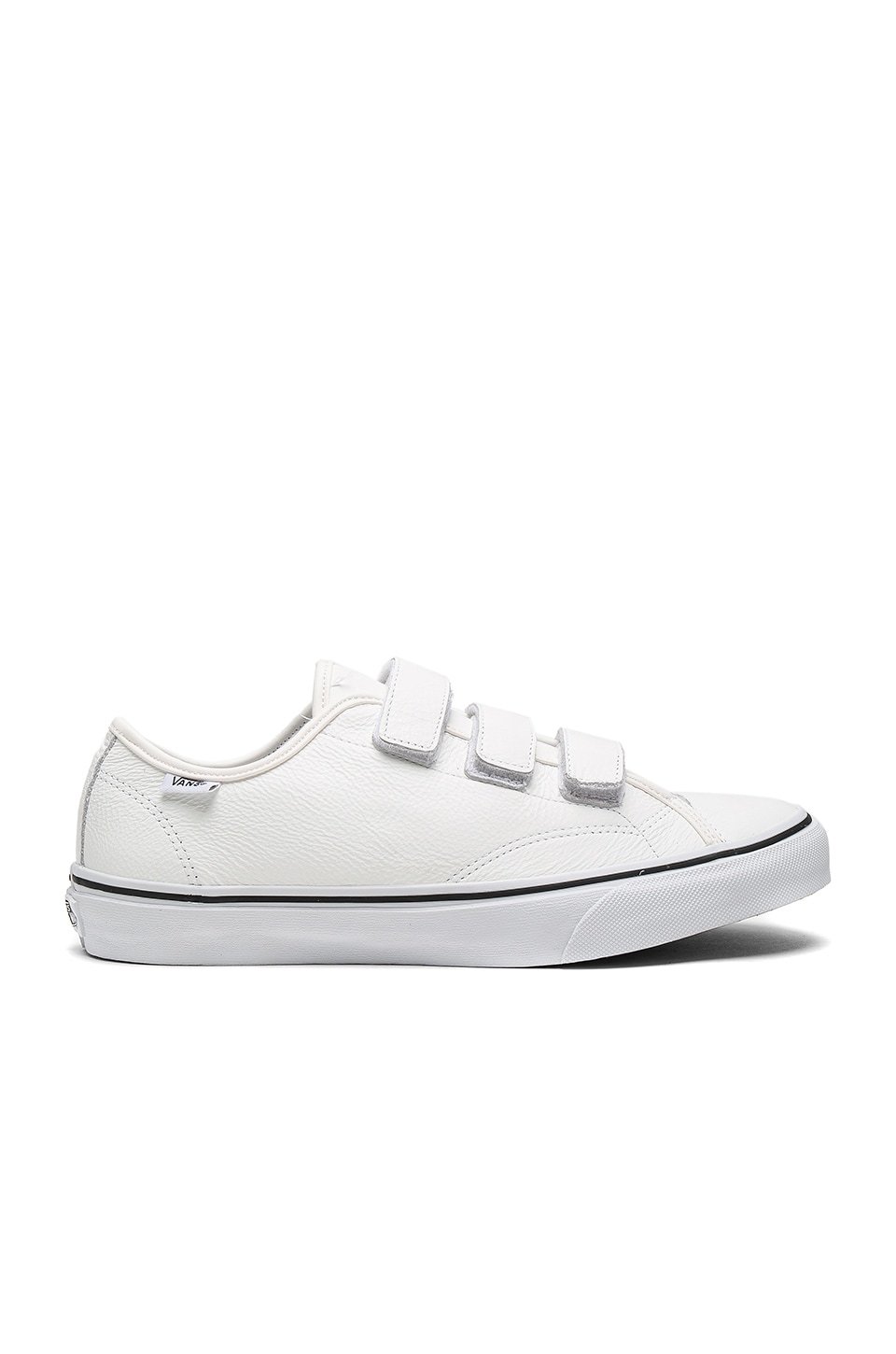 white velcro vans shoes