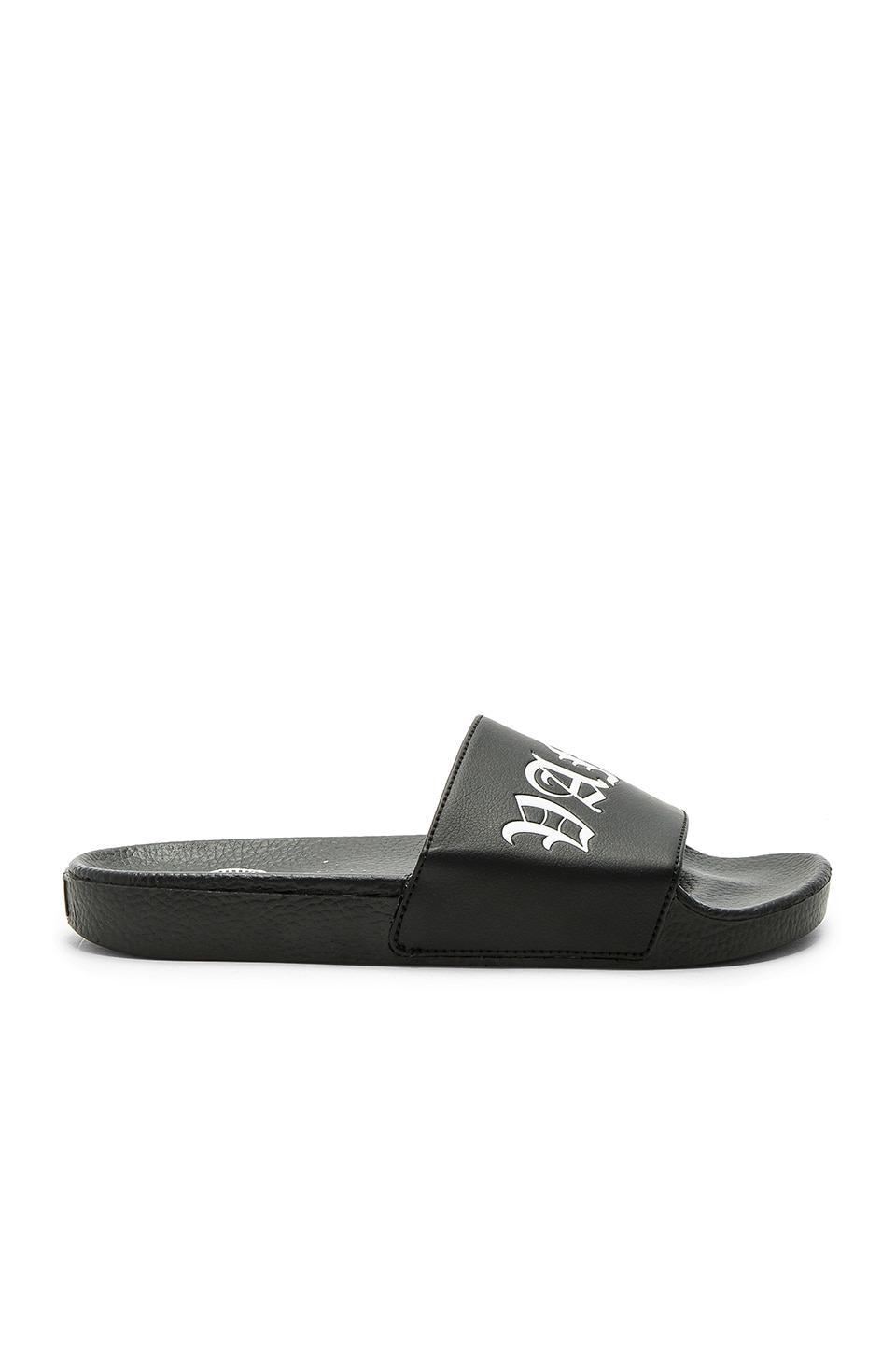 slide on vans black