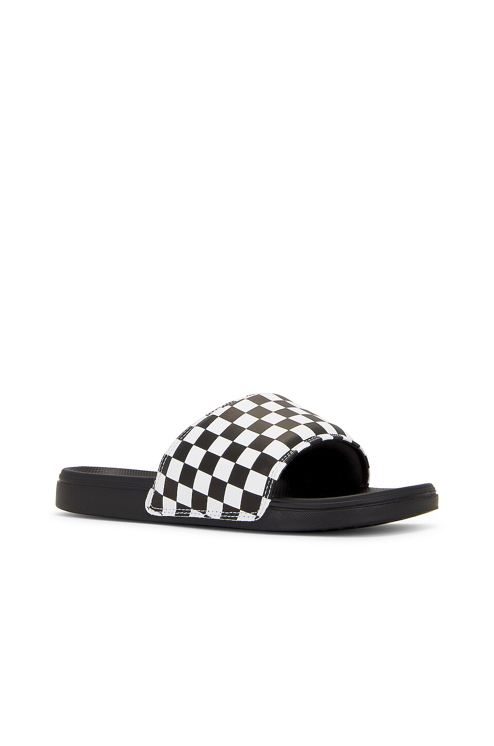 Vans Slide On in Checkerboard White