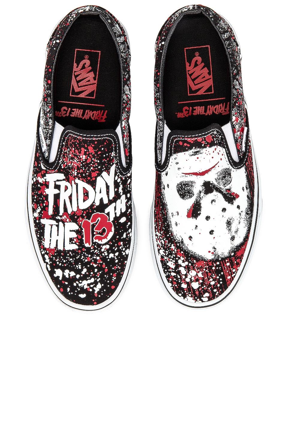 Vans Terror Collection Friday the 13th Classic Slip On in Black 