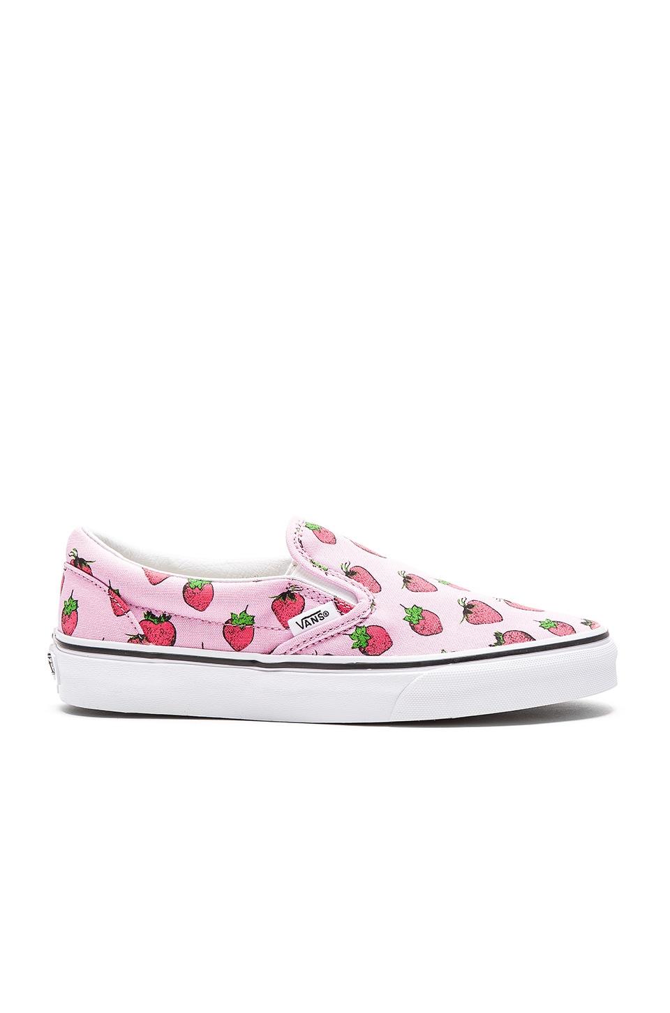 strawberry slip on vans