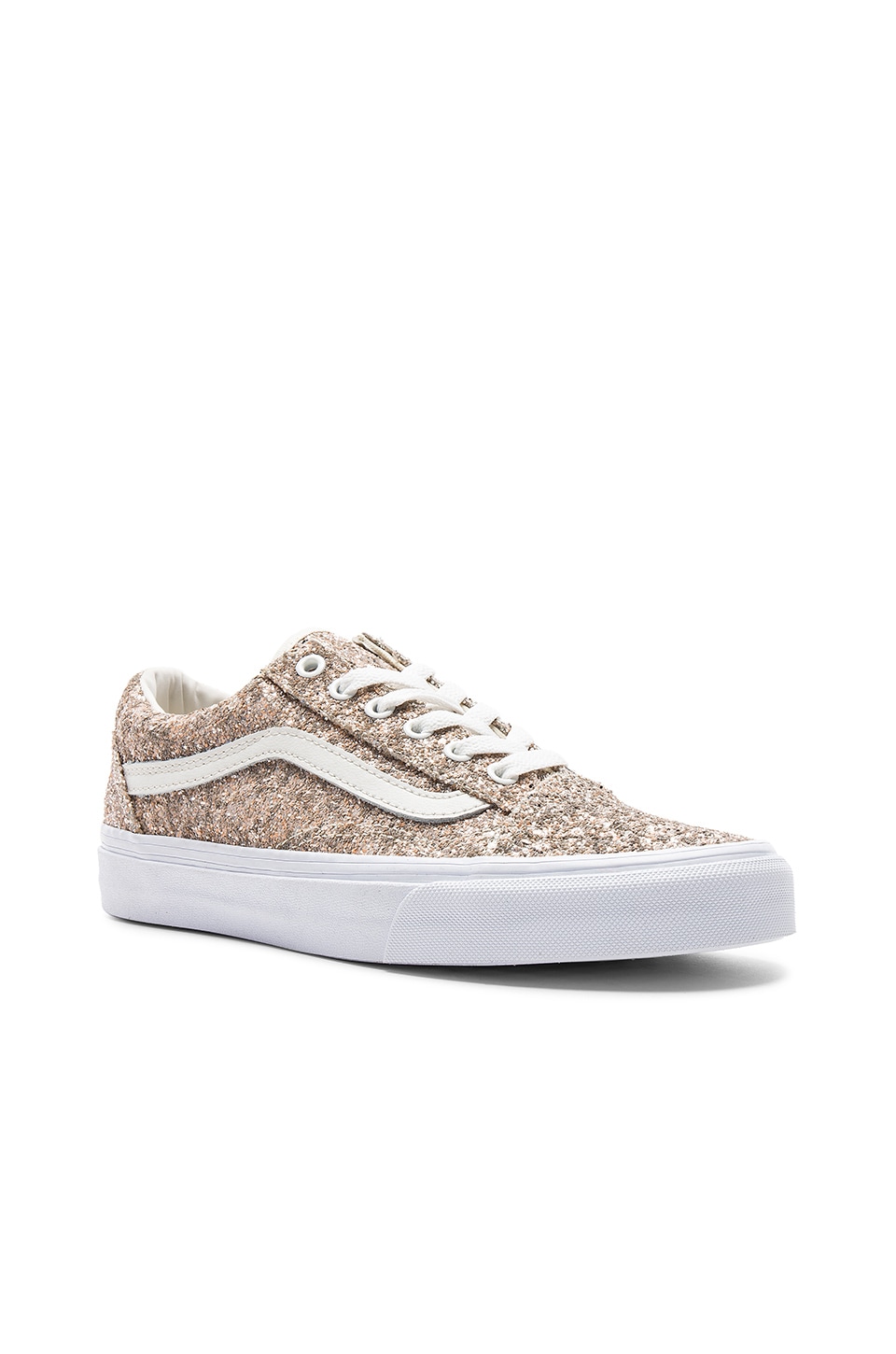 Vans Chunky Glitter Old Skool Sneaker in Multi & True White | REVOLVE