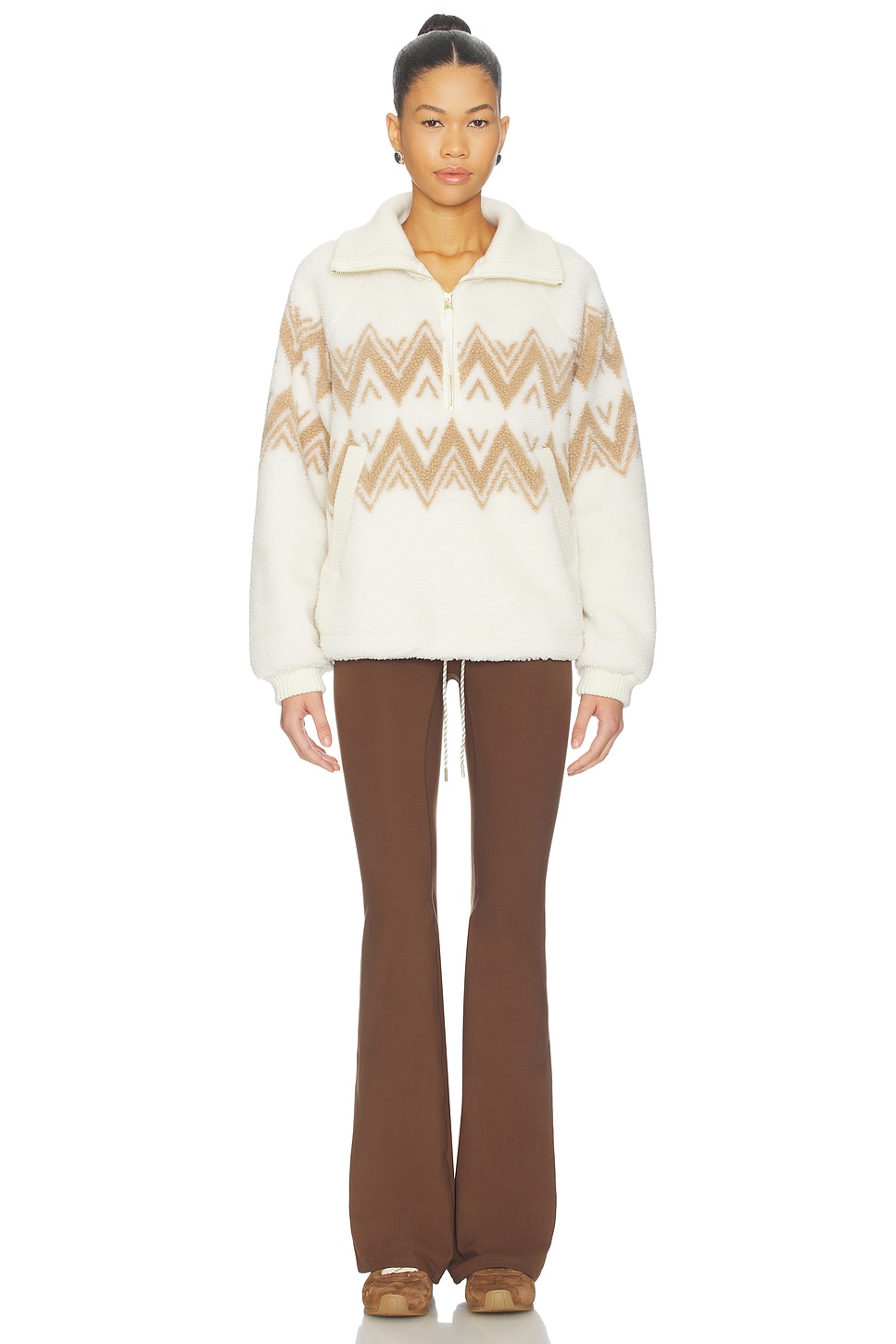 Varley Hendrik Half Zip Sherpa Jacket
