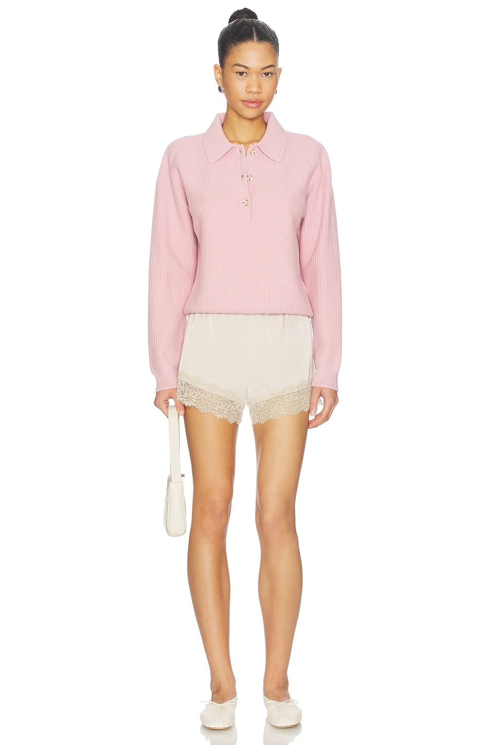 Varley Marlie Polo Knit Sweater thumbnail