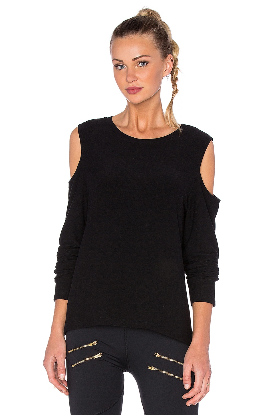 Varley Euclid Sweatshirt in Black | REVOLVE