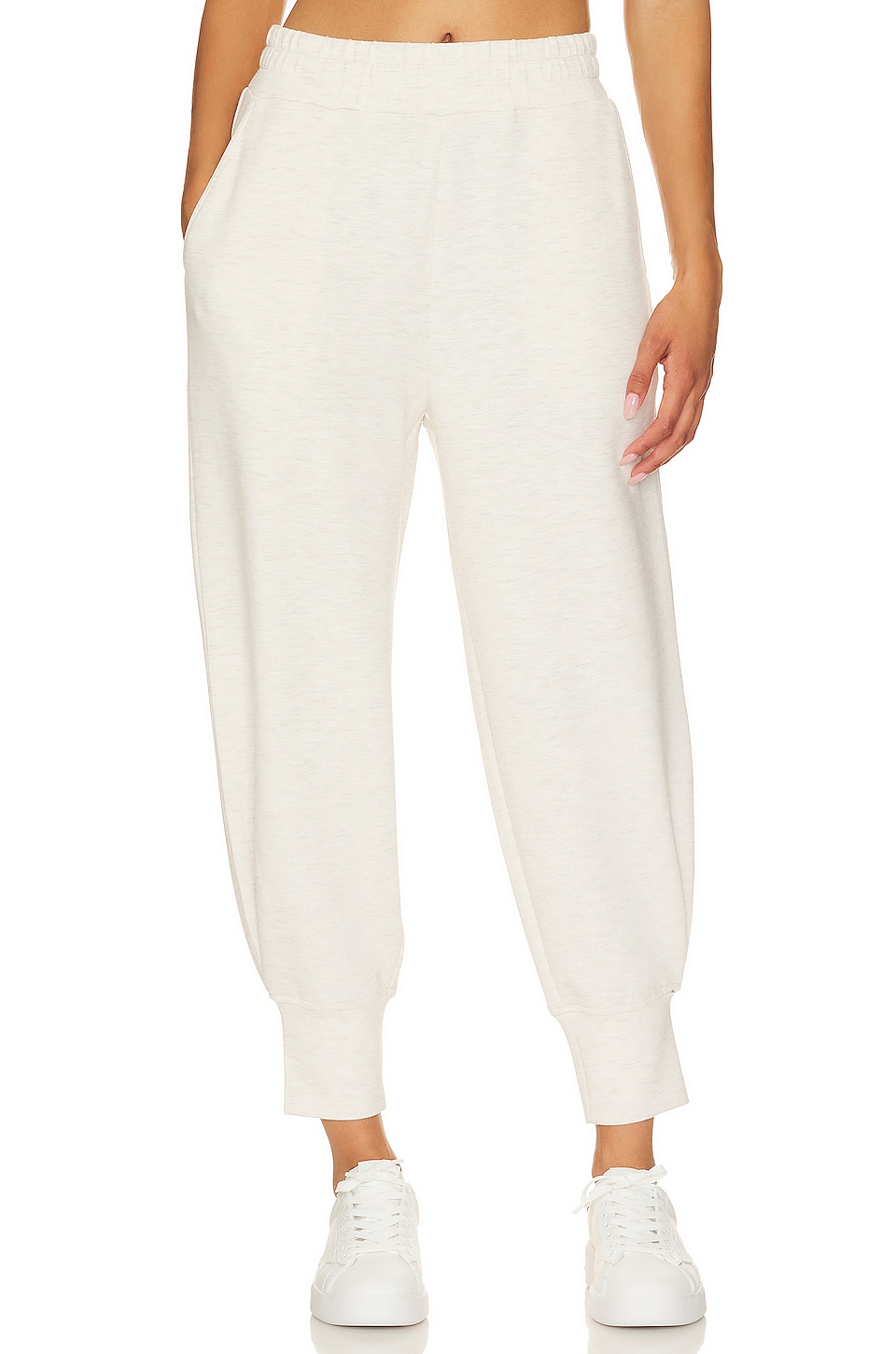 Varley The Relaxed Pant 25 in Ivory Marl