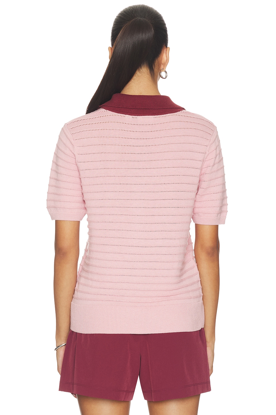 Varley Wren Knit Polo Top
