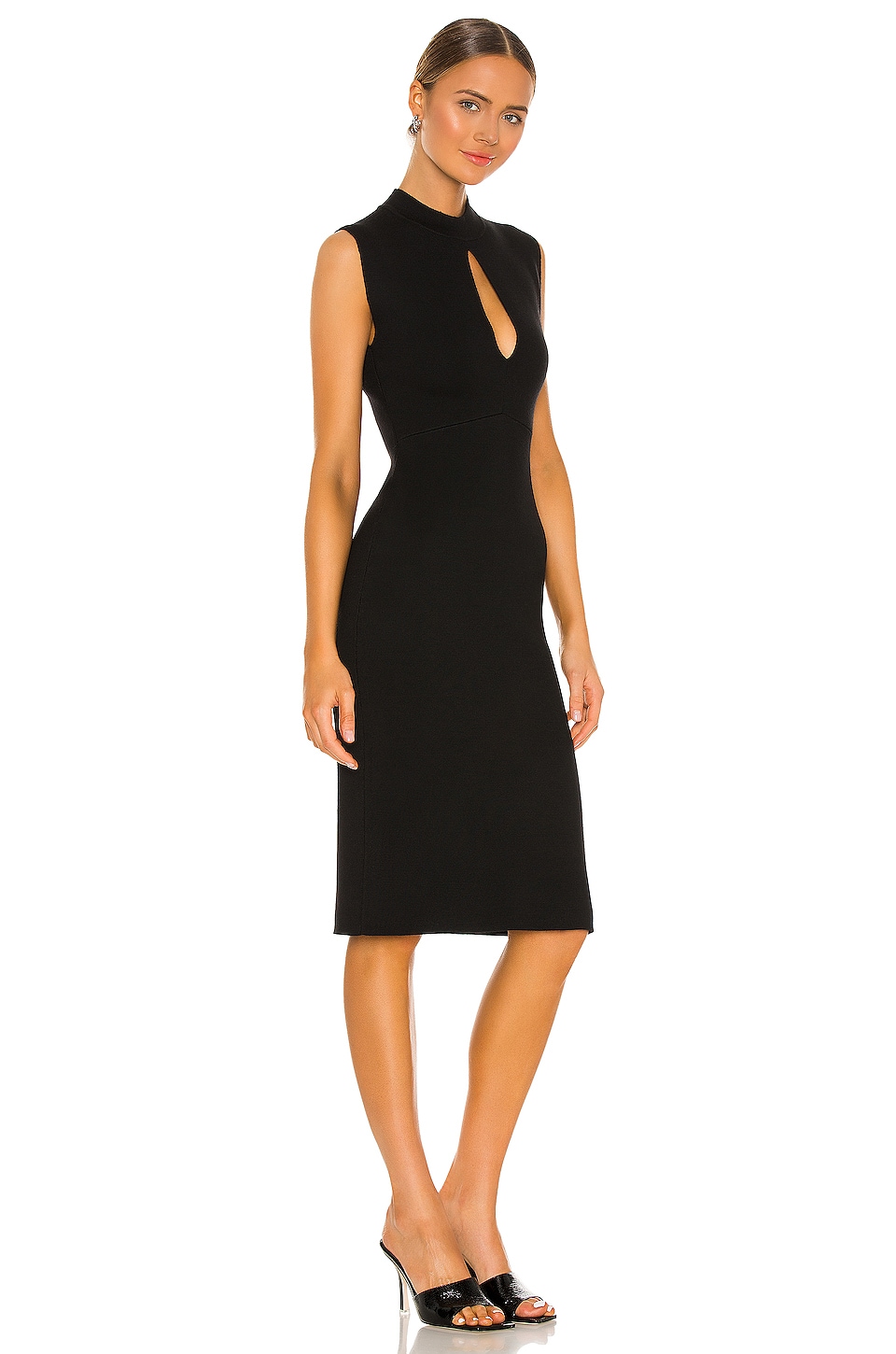 Victor Glemaud X REVOLVE Colorblock Dress in Solid Black | REVOLVE