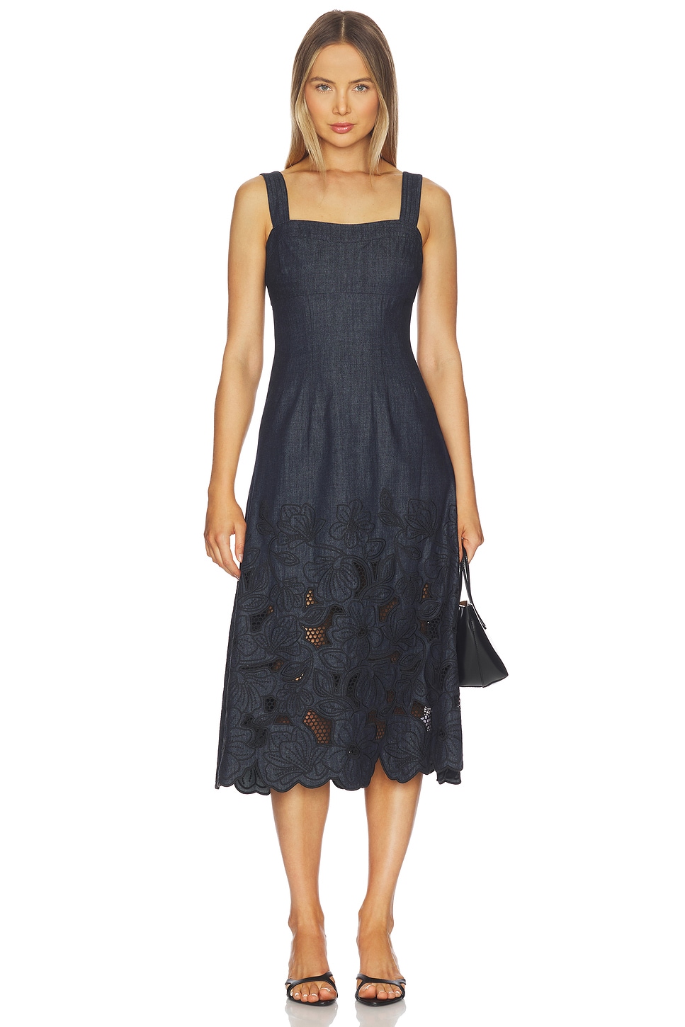 gorgeous midi dress Blush Floral Midi Dress- Feminine Floral Midi Dress With Flutter Sleeves- Flowy Midi Dress With Elastic Waist Medium