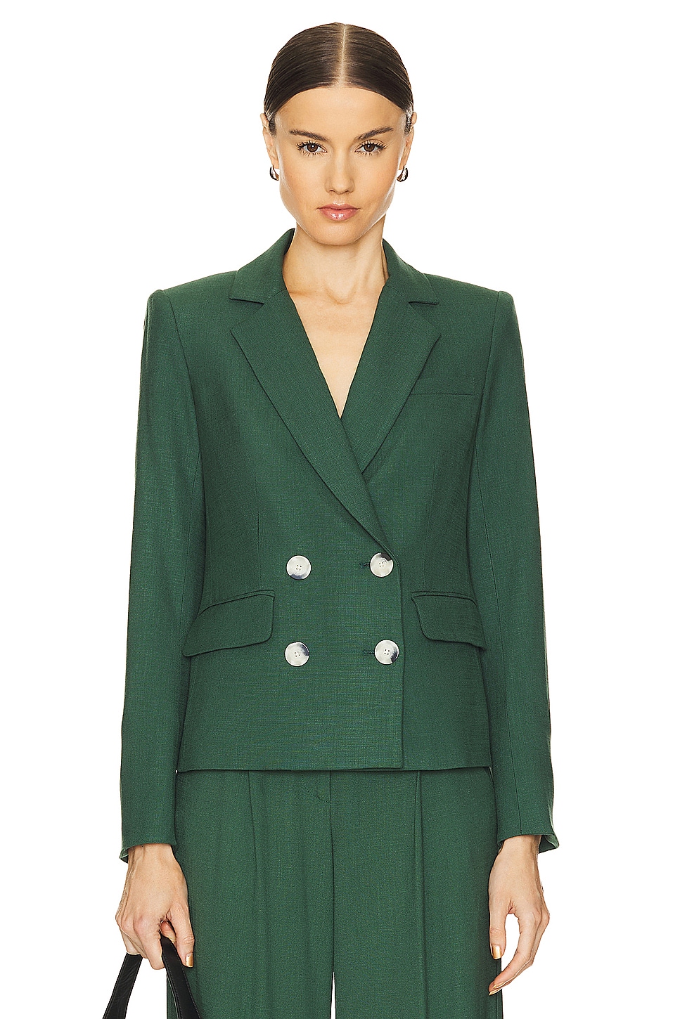 Veronica Beard Kona Dickey Jacket in Forest | REVOLVE