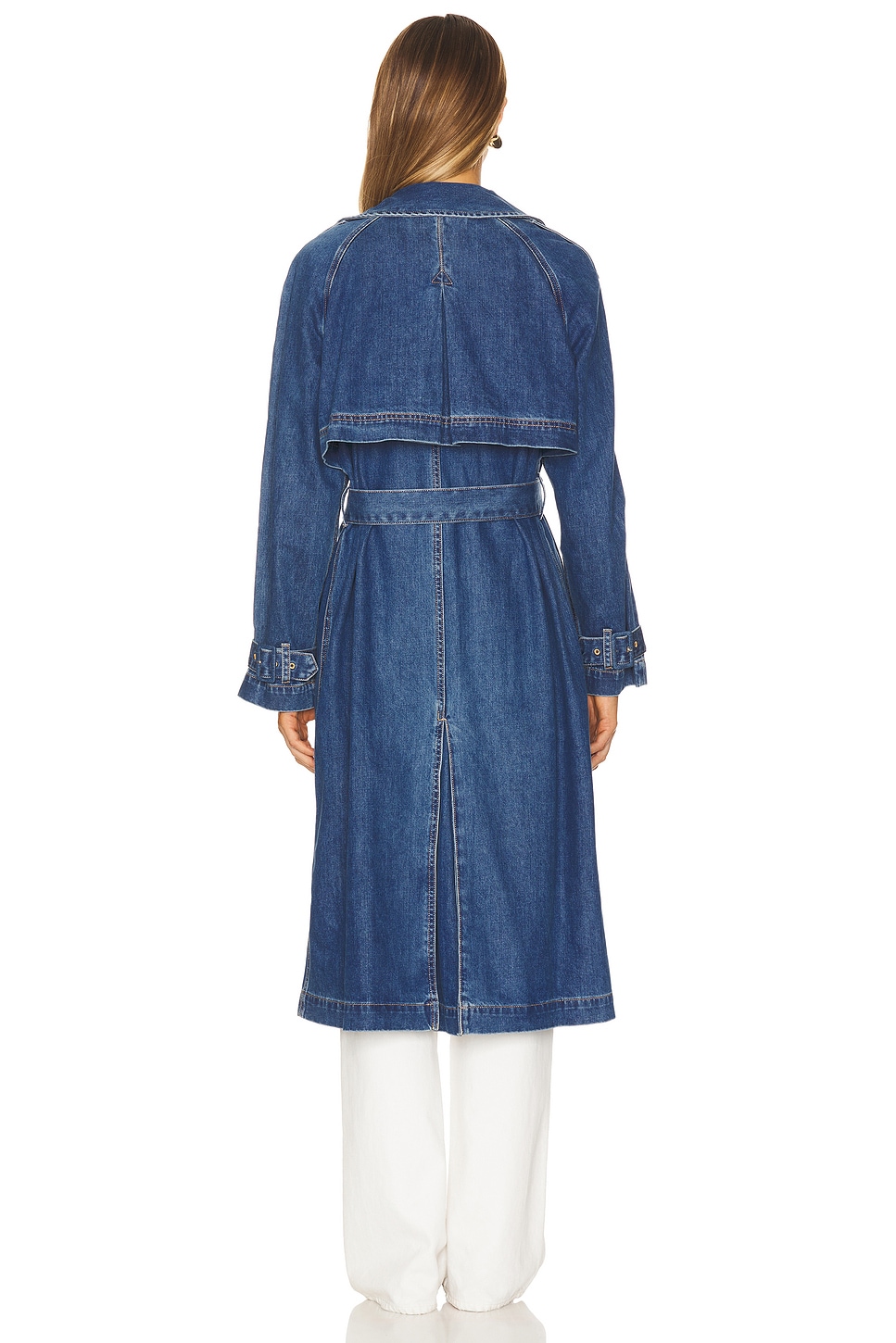 Veronica Beard Zuma Trench Coat in Bright Blue | REVOLVE