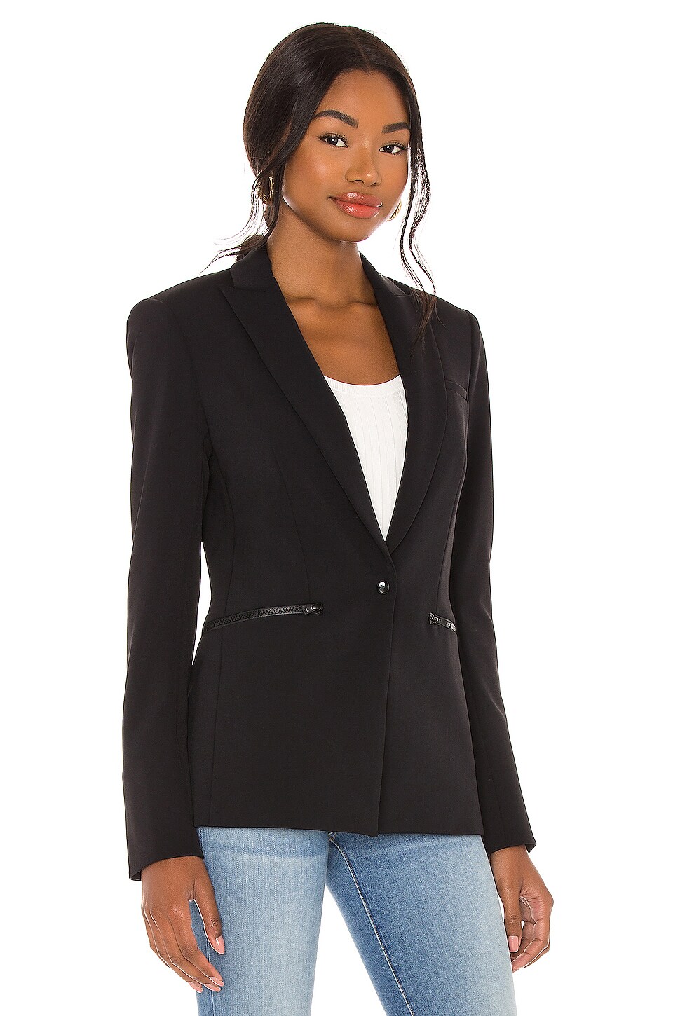 Veronica Beard Scuba Jacket in Black