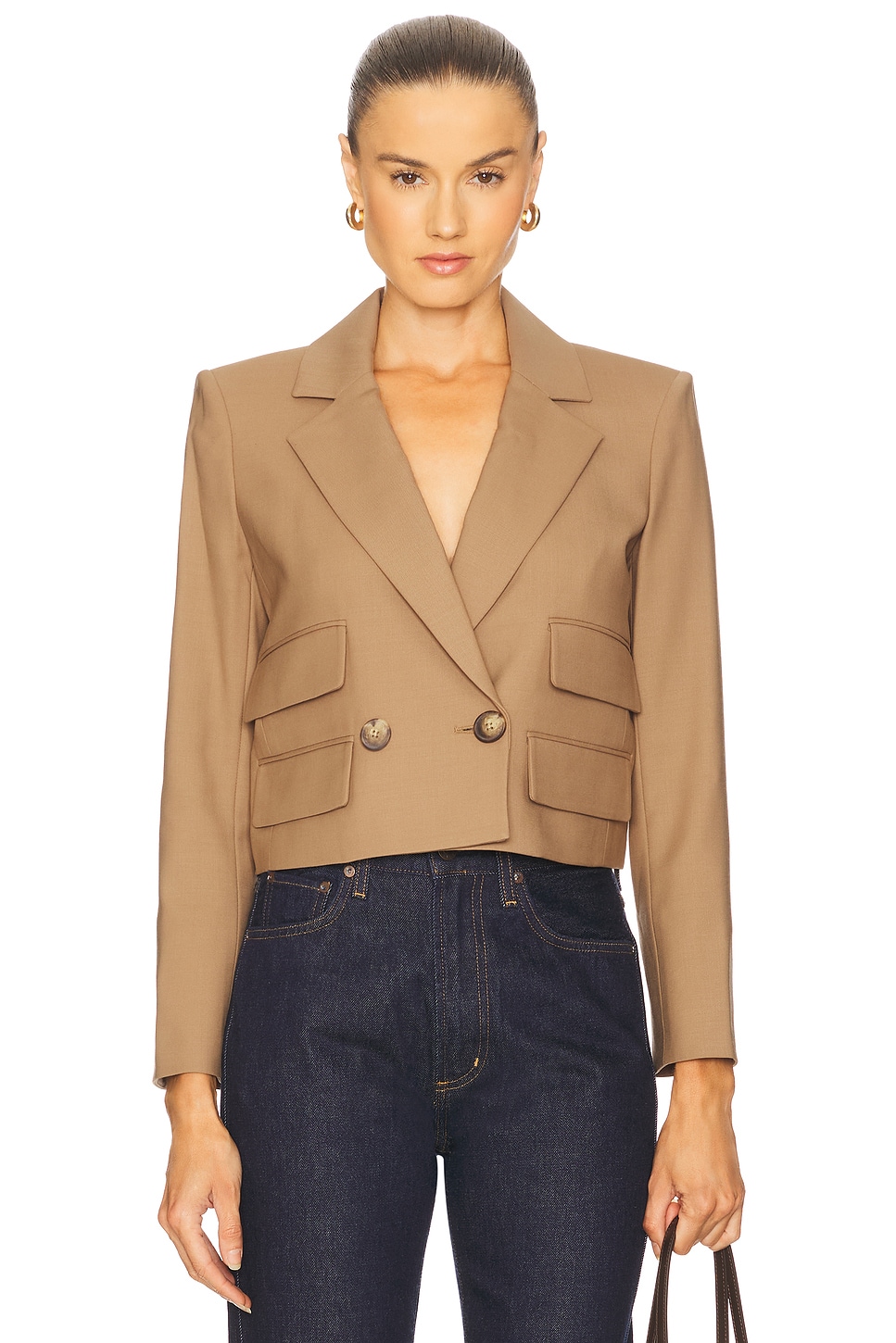 Veronica Beard Wilkie Jacket in Hazelnut REVOLVE