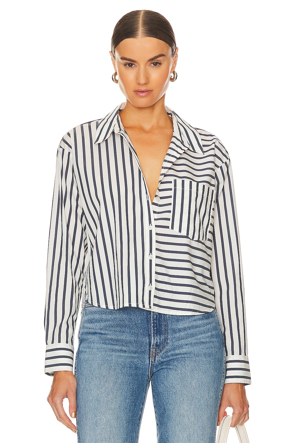 Veronica Beard Aderes Shirt in Monrow | REVOLVE