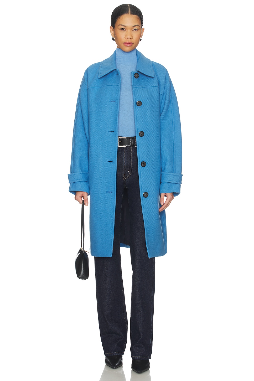 Veronica Beard Wyeth Turtleneck in Blue Jasper | REVOLVE