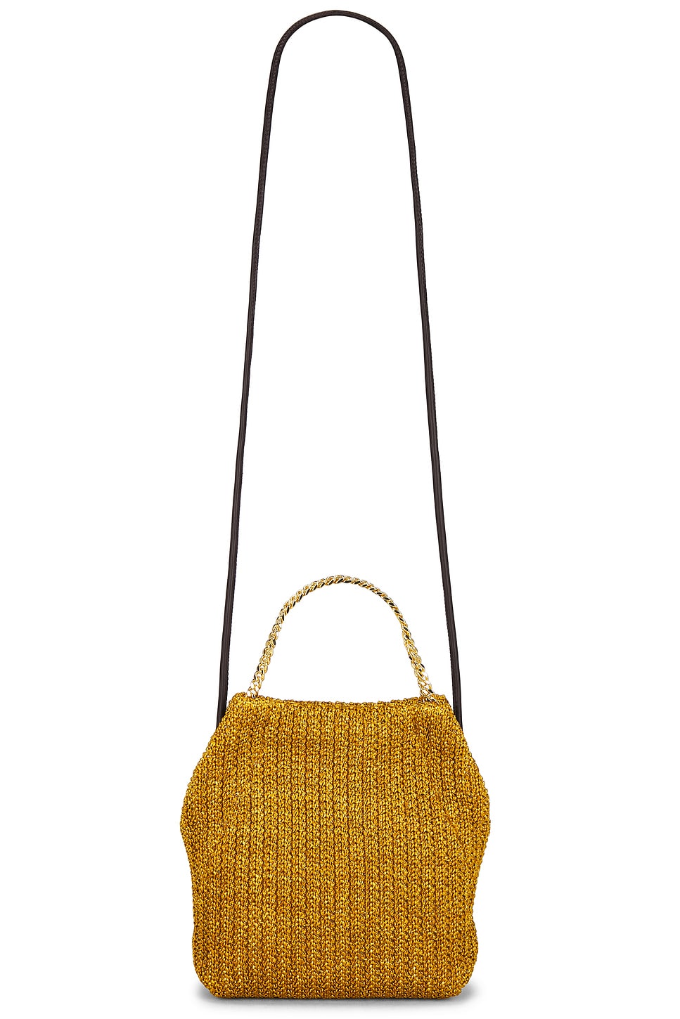 Small Raffia Slouch Bag