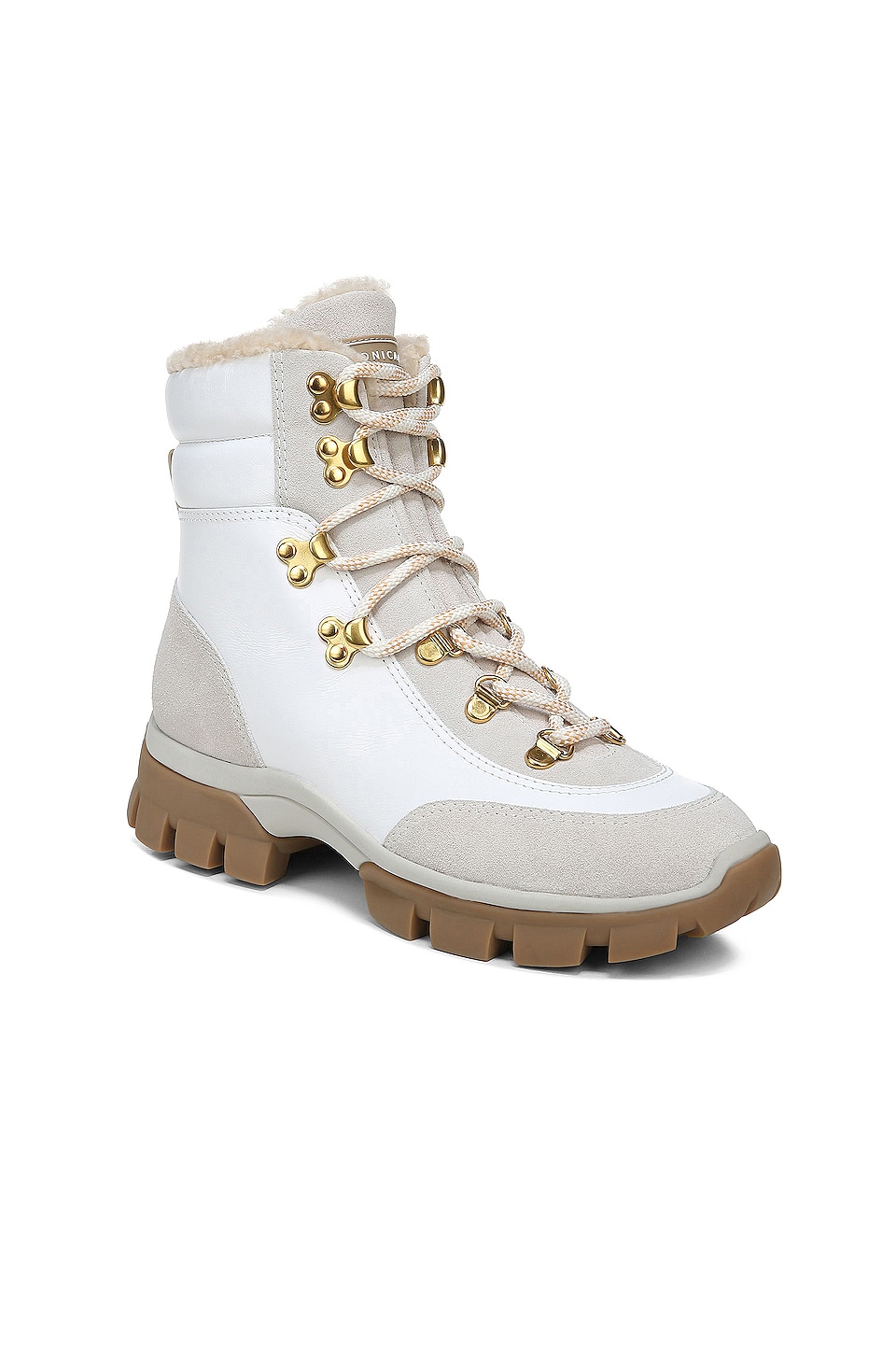 Veronica Beard Galina Boot in White & Snow