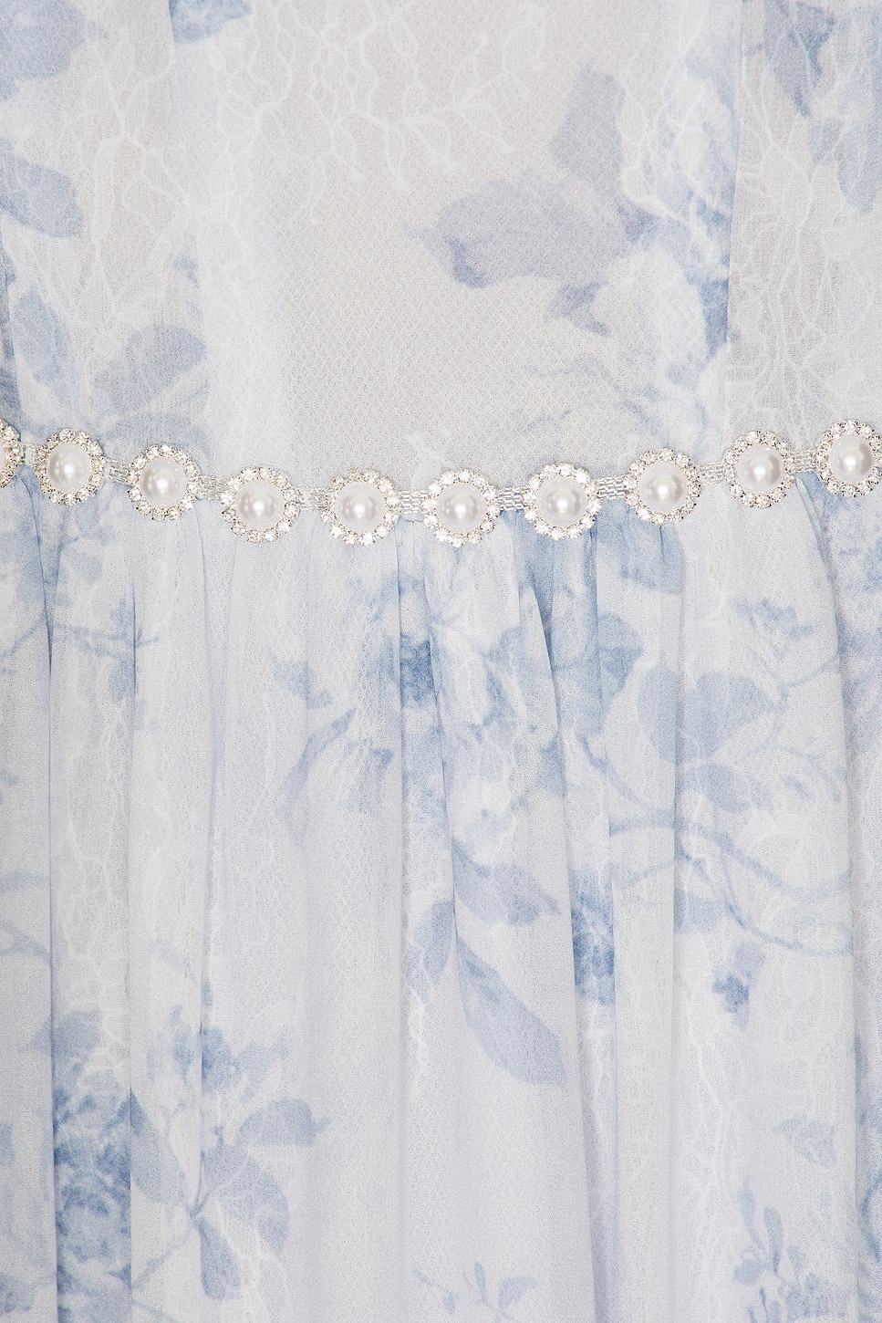 sachin and babi light blue dress V. Chapman June Gown in Mauve Mist