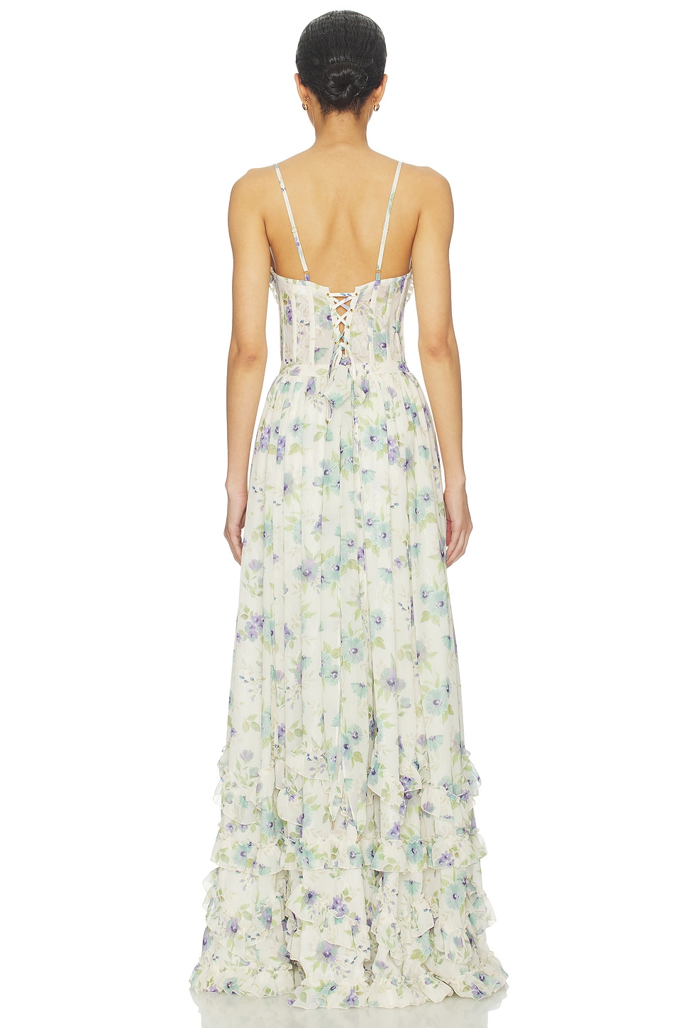 princess polly baby blue dress Floral Prints main image 1