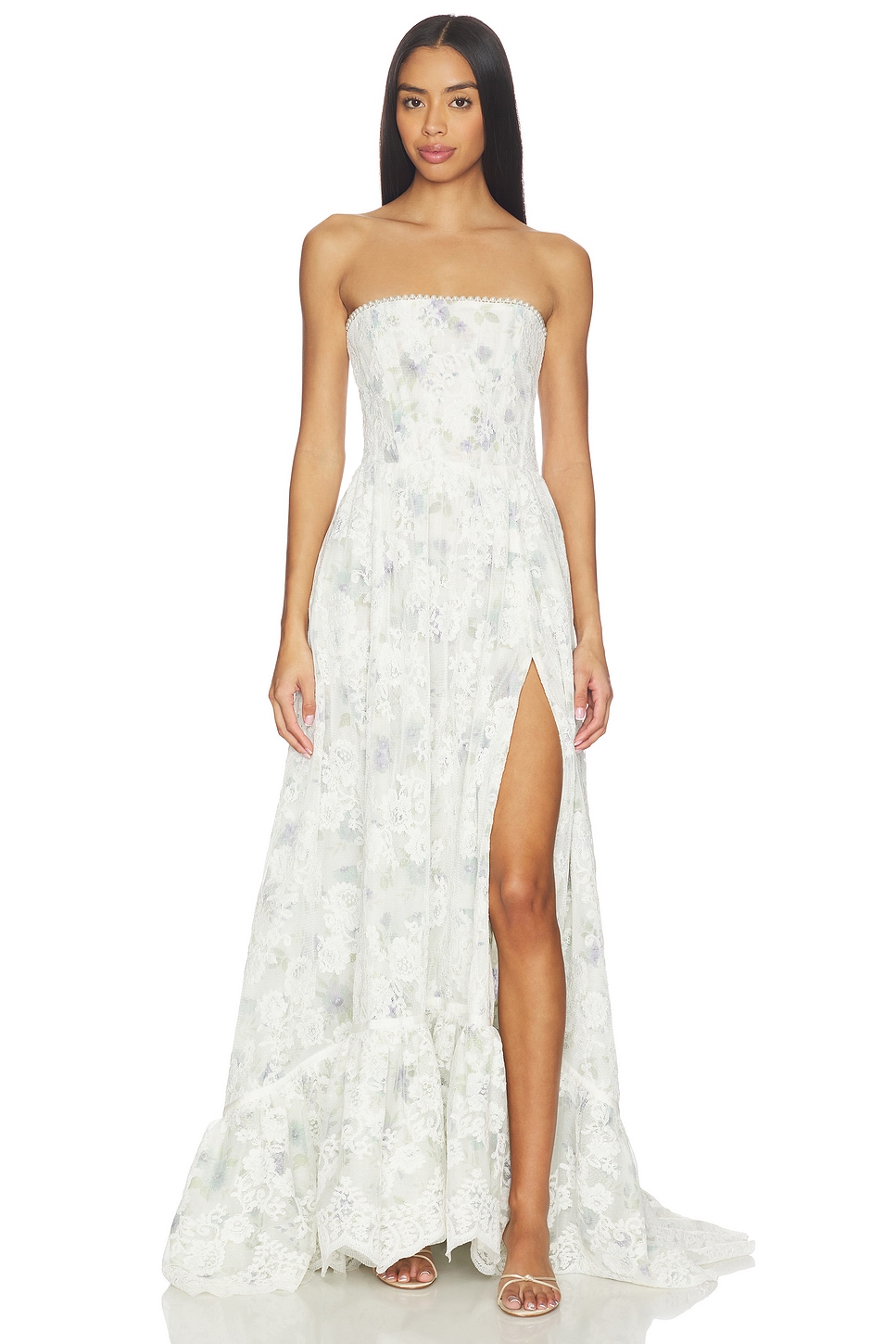 V. Chapman Cambree Dress in Blue Watercolor Floral | REVOLVE V. Chapman Cambree Dress in Blue Watercolor Floral | REVOLVE