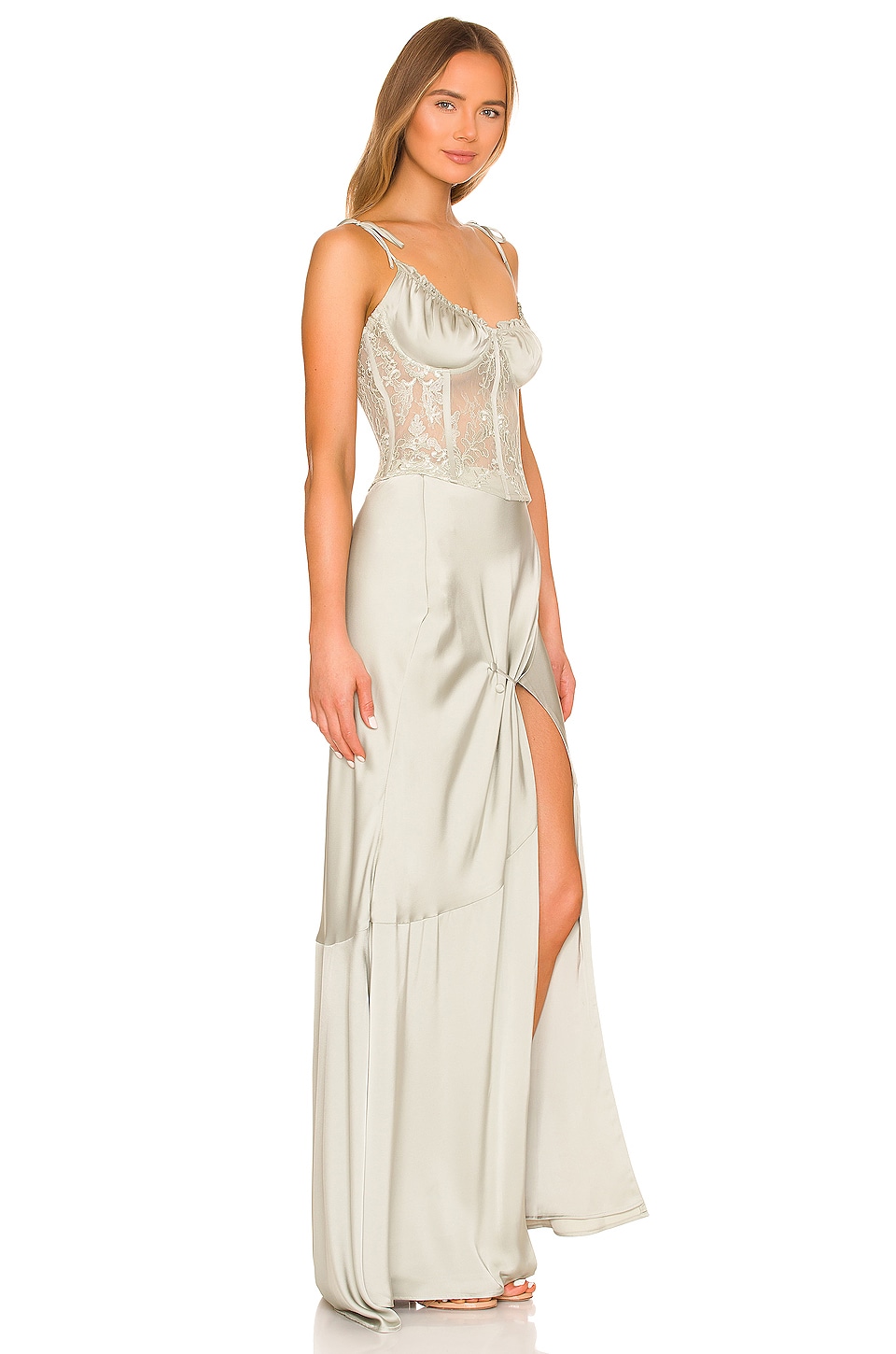V. Chapman Calla Lily Gown in Sage