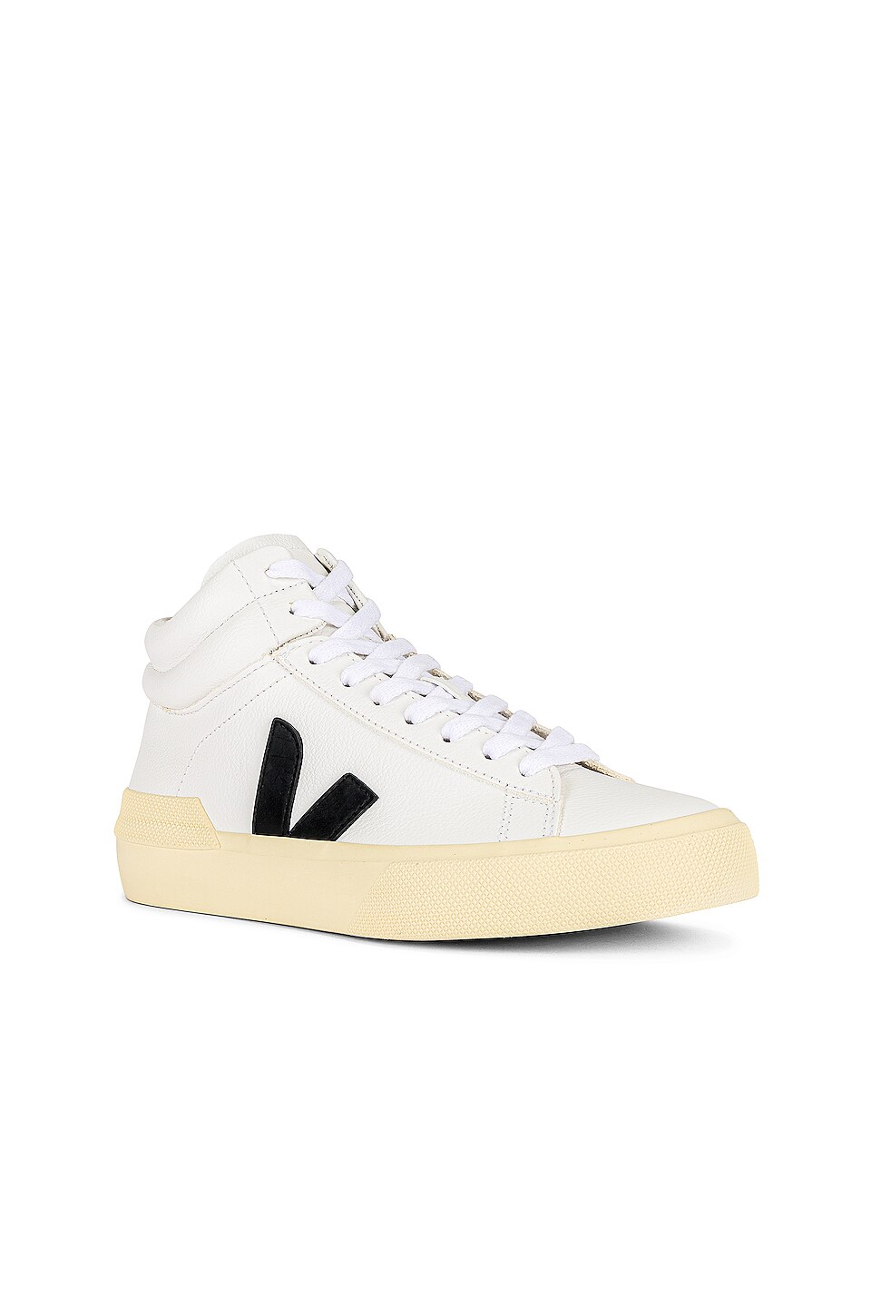 Veja Minotaur Bastille Sneaker in Extra White & Black Butter