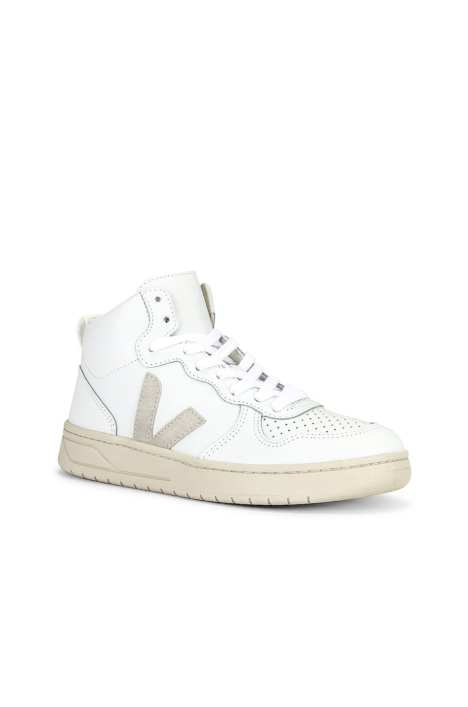 Veja V-15 Bastille Sneaker in Extra White & Natural