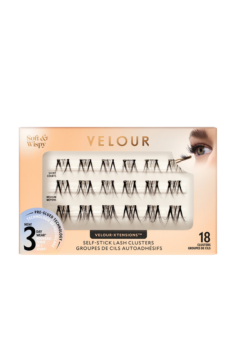 Soft & Wispy Xtensions Self-stick Clusters - thumbnail 2