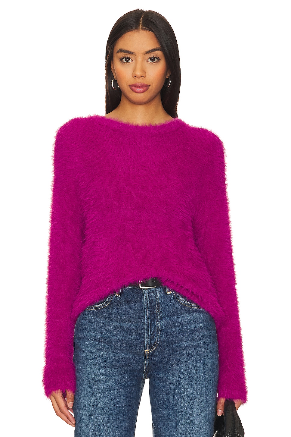 Velvet by Graham & Spencer Ray Sweater in Magenta