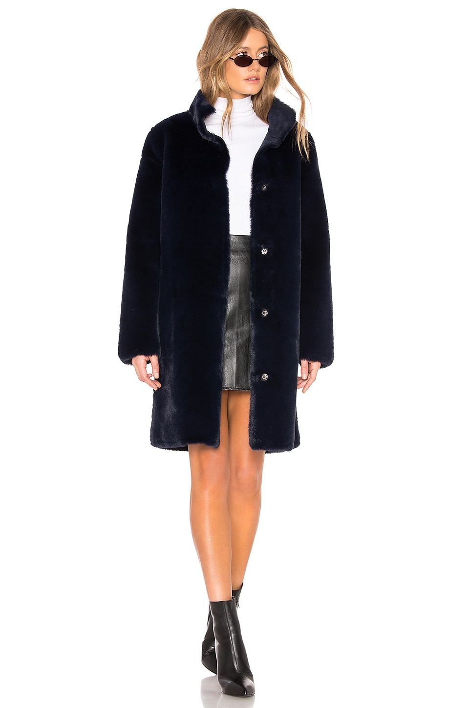 graham and spencer faux fur coat