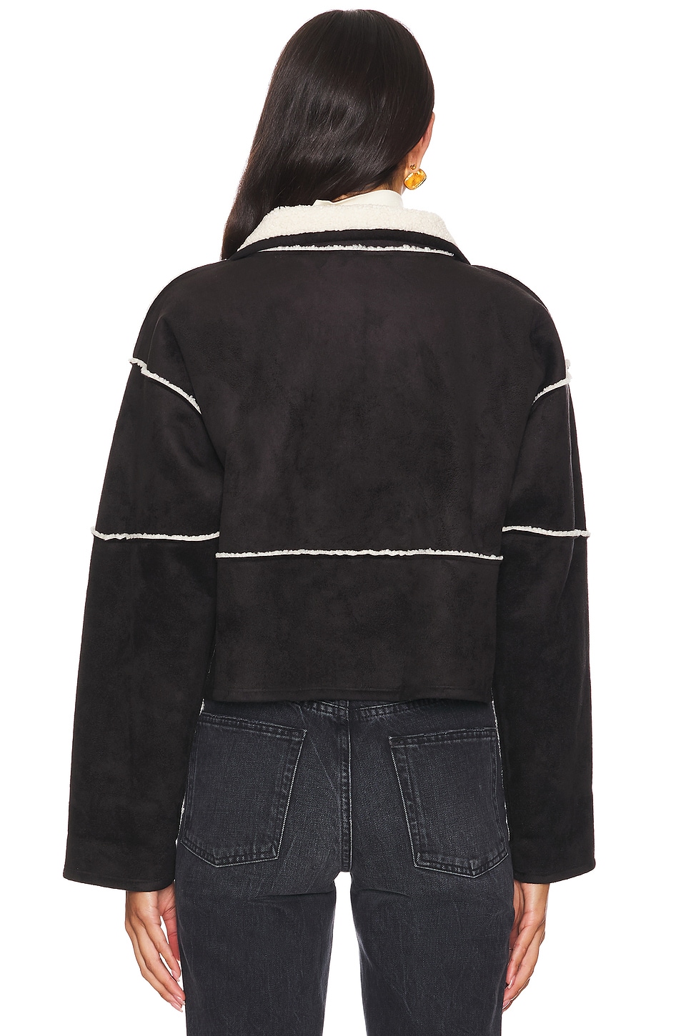 Velvet by Graham & Spencer Kelly Reversible Sherpa Jacket thumbnail