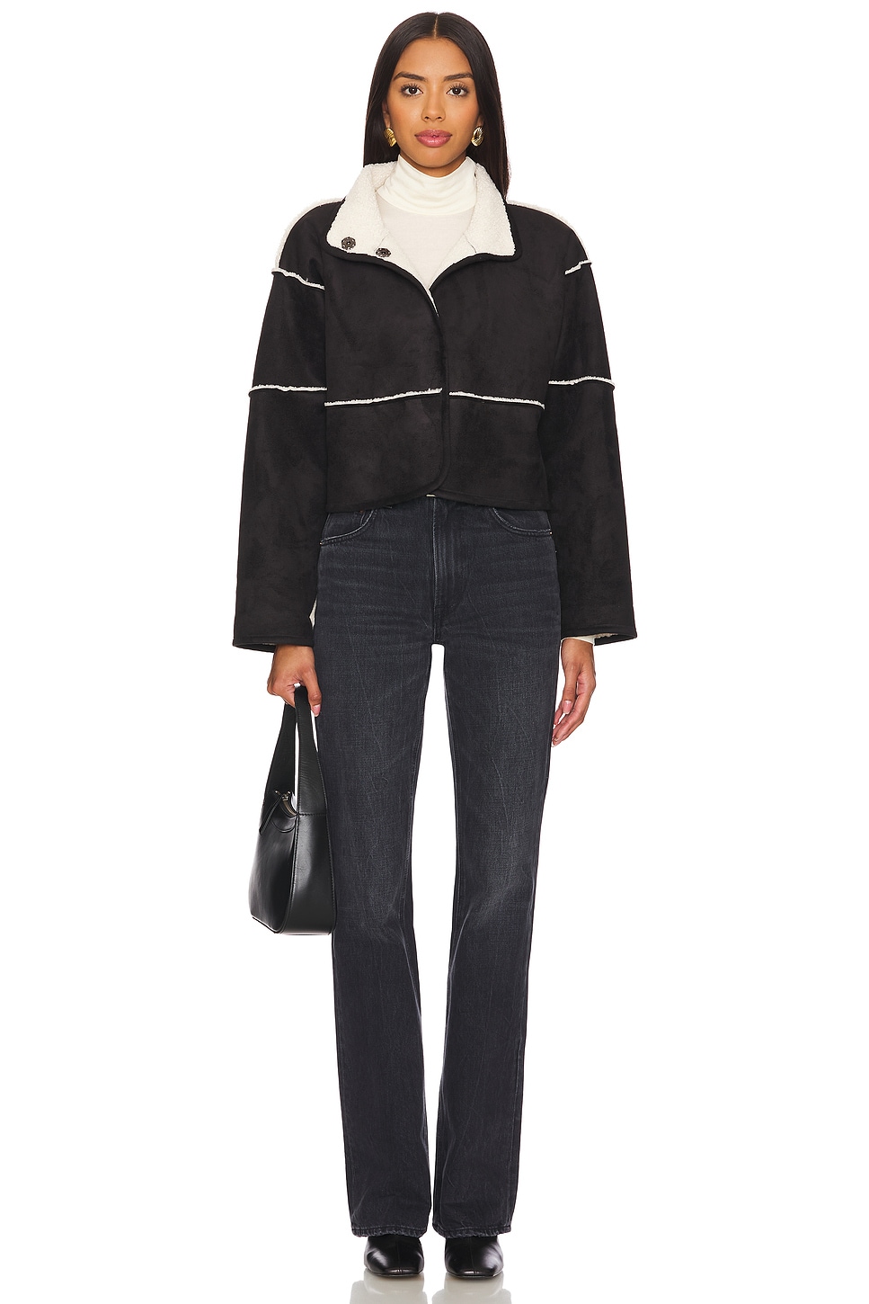 Velvet by Graham & Spencer Kelly Reversible Sherpa Jacket thumbnail