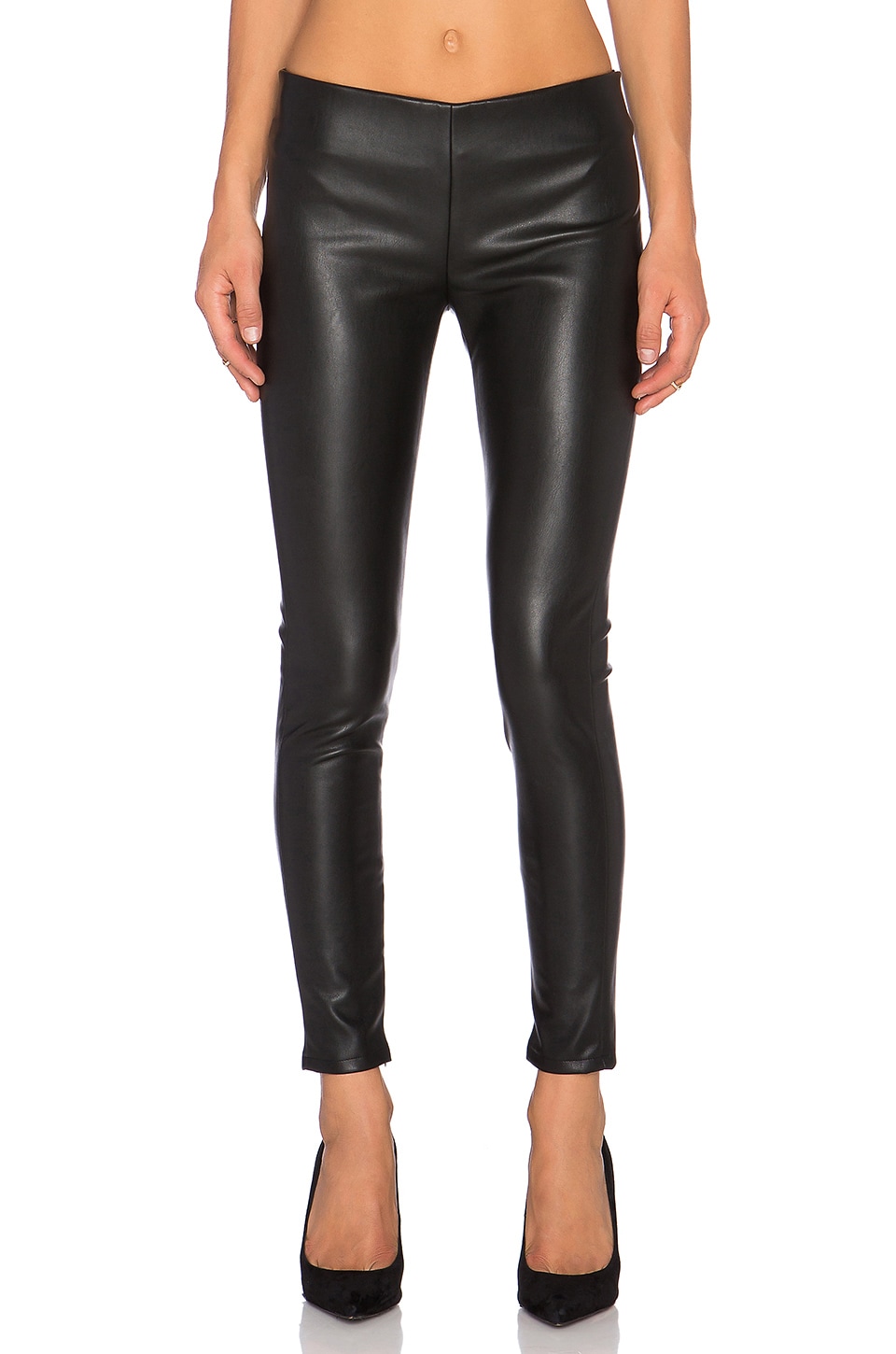 mint velvet leather effect leggings