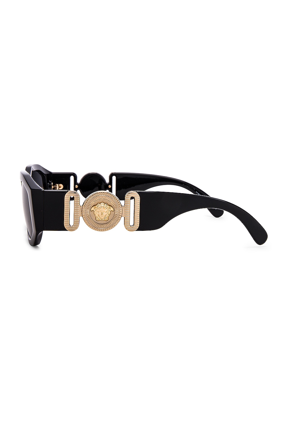 Versace Tribute Oval Sunglasses - Black and gold accents Versace | Accessories | Versace Tribute Oval Sunglasses  main image 3