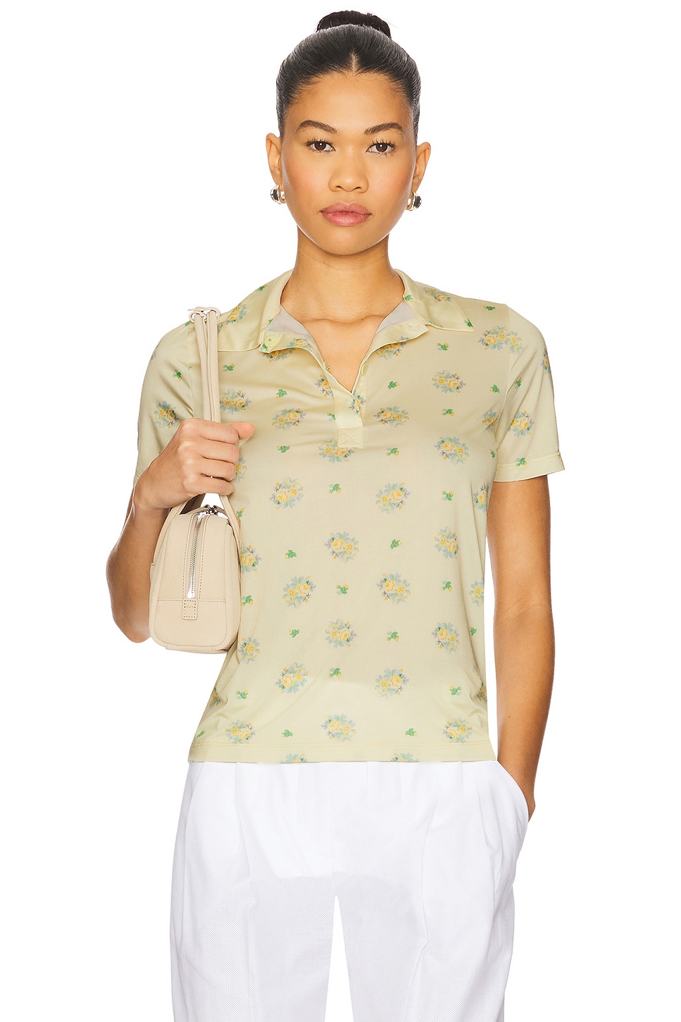 Vivetta Floral Print Polo