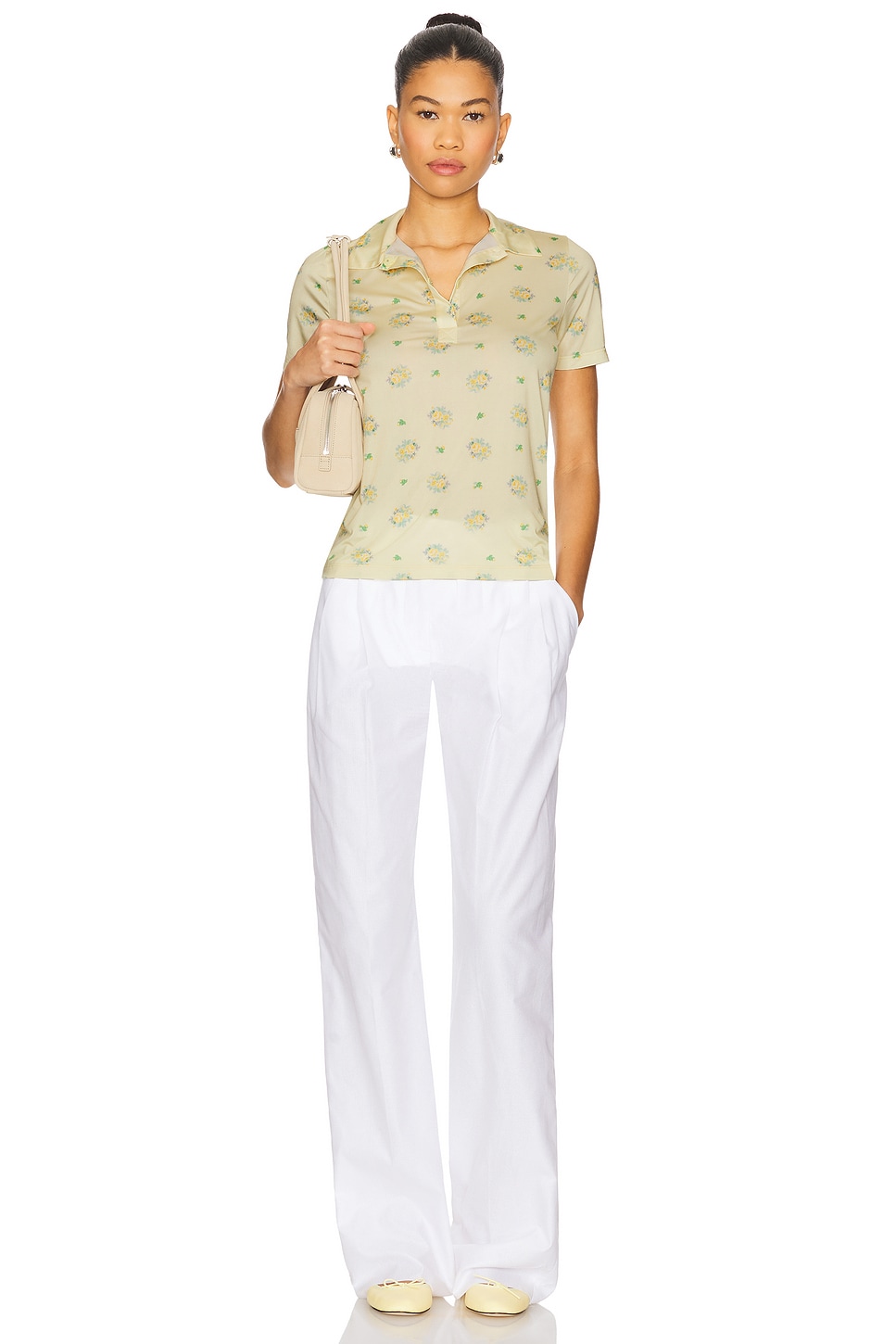 Vivetta Floral Print Polo