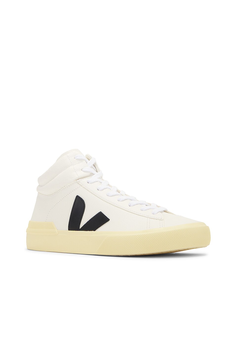 Veja Minotaur Bastille Sneaker in Extra White & Black Butter