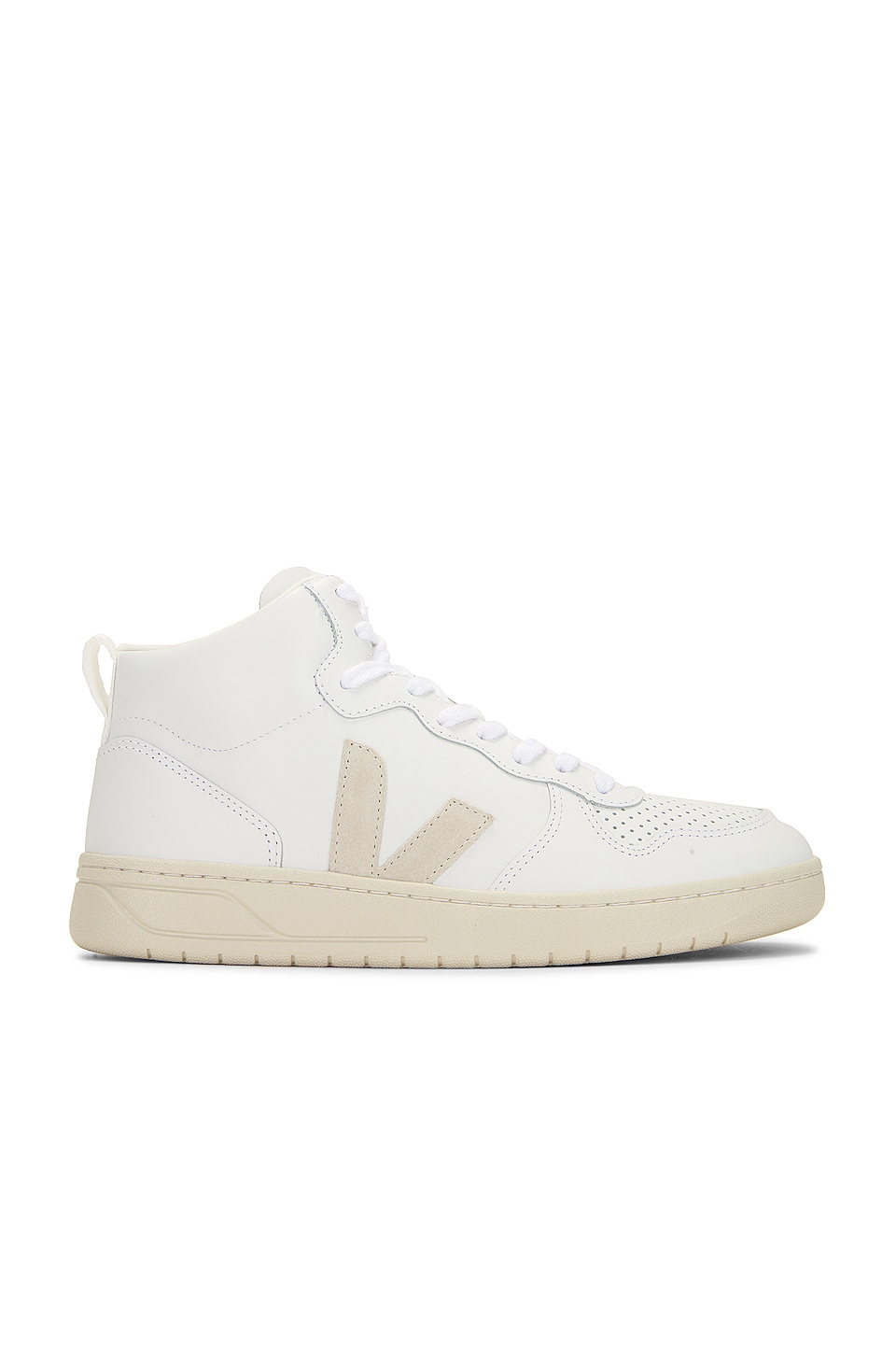 Veja V-15 Sneakers in Extra White & Natural