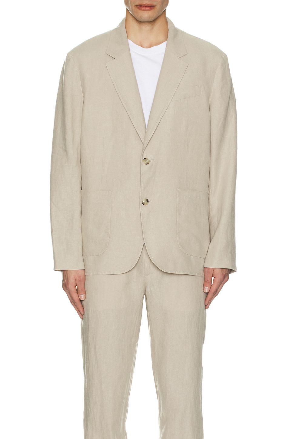 Relaxed Hemp Blazer - Thumbnail 3
