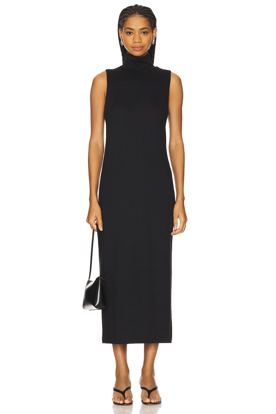Vince Sheer Sleeveless Turtleneck Dress thumbnail