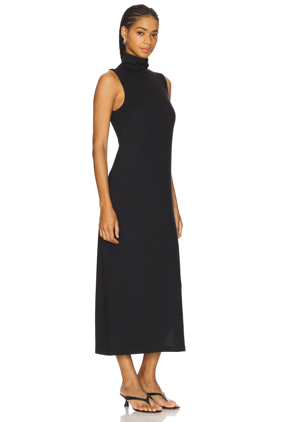 Vince Sheer Sleeveless Turtleneck Dress thumbnail