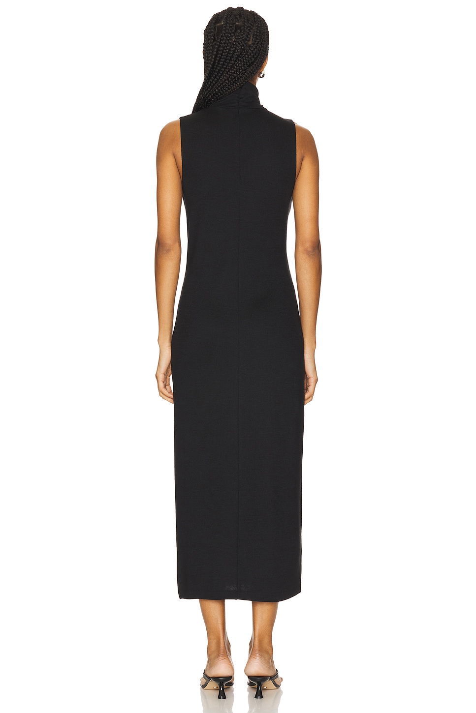 Vince Sheer Sleeveless Turtleneck Dress thumbnail