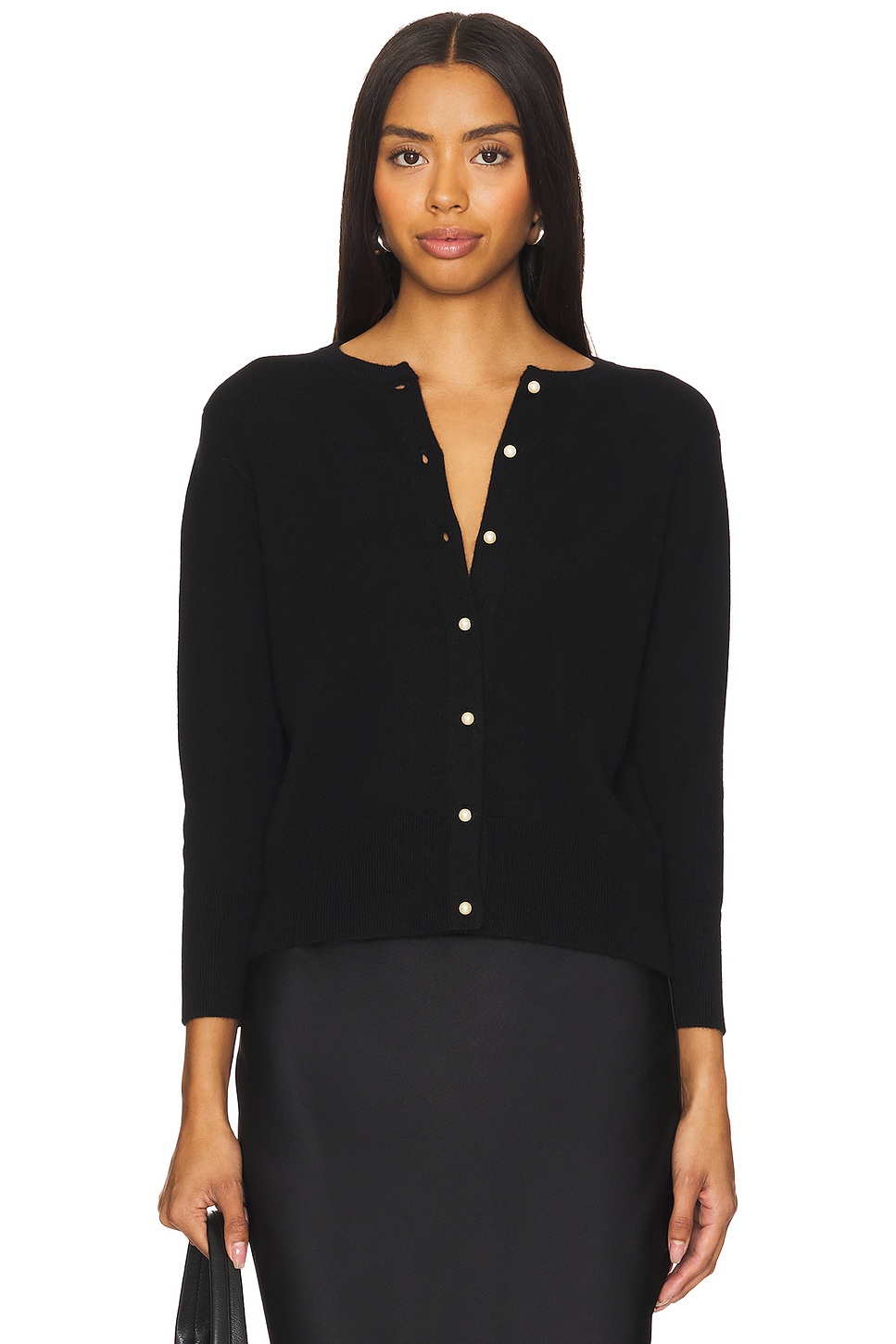 Vince black cardigan hotsell