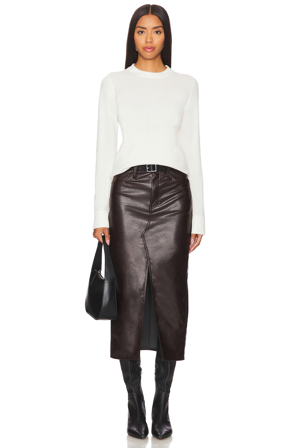 Vince Classic Crew Neck in Off White | REVOLVE