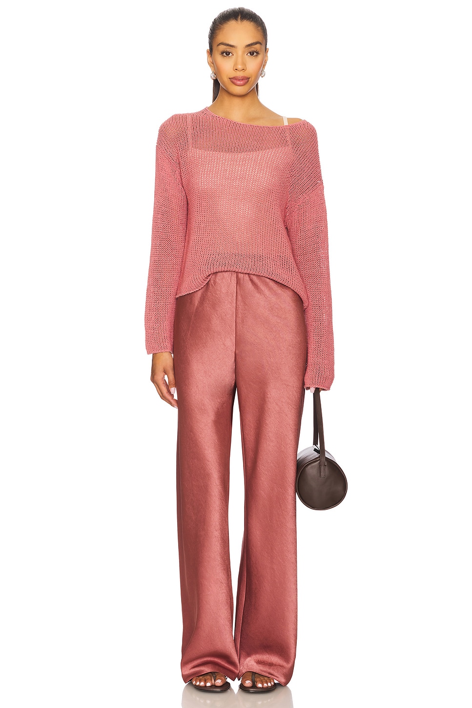 Coated Cotton Pullover