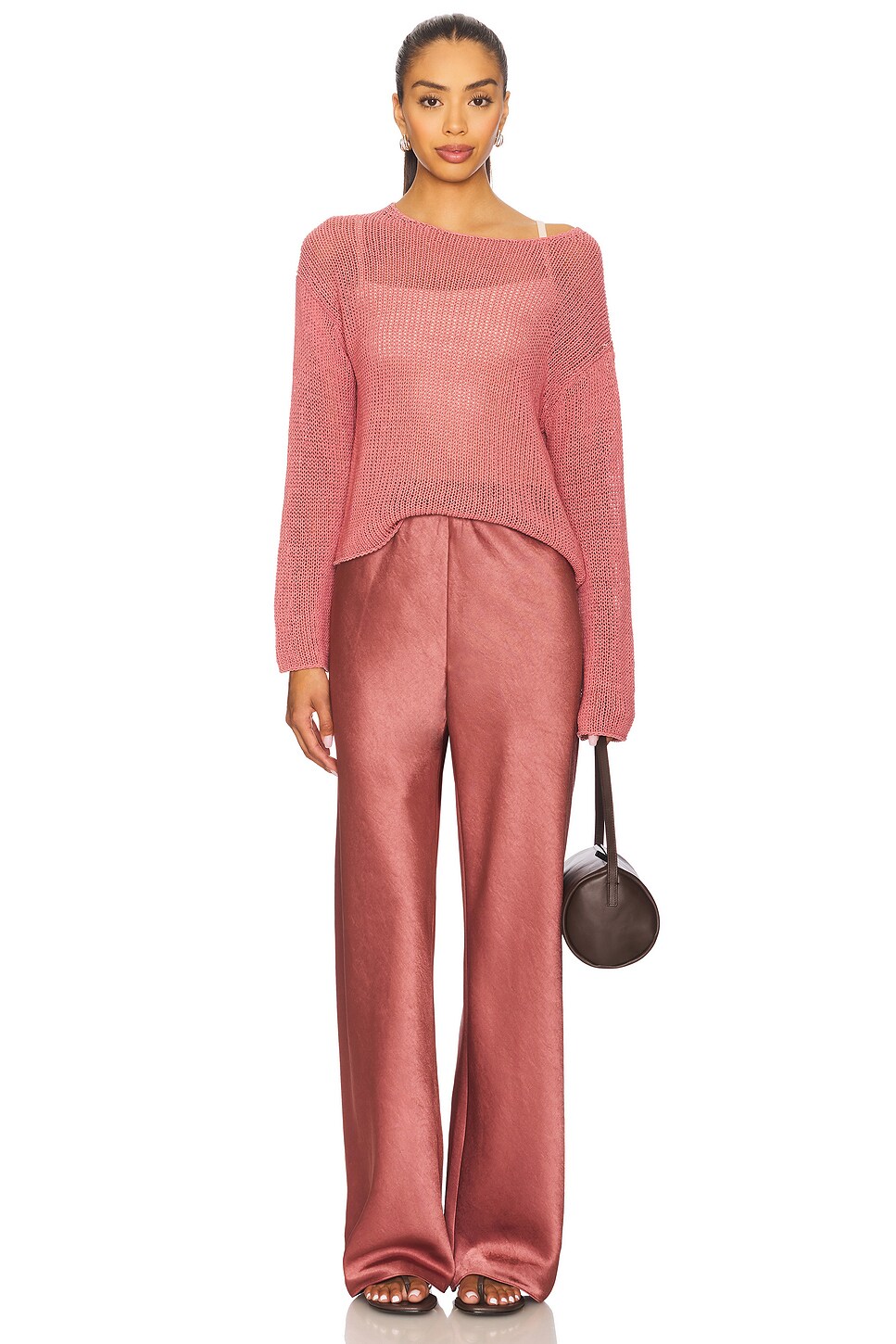 Coated Cotton Pullover